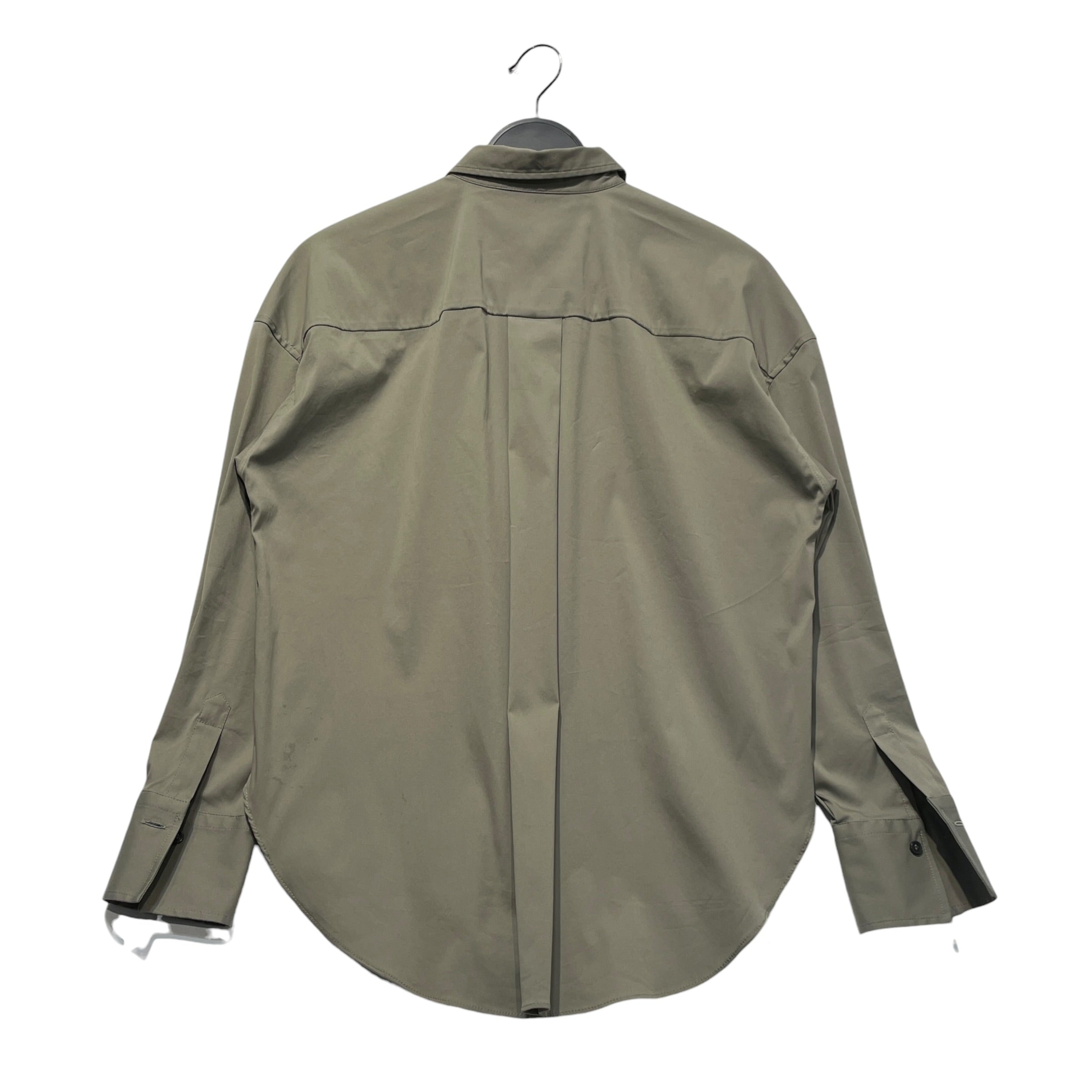 BRUNELLO CUCINELLI/LS Shirt/Cotton/GRN/Green Button UP view 2