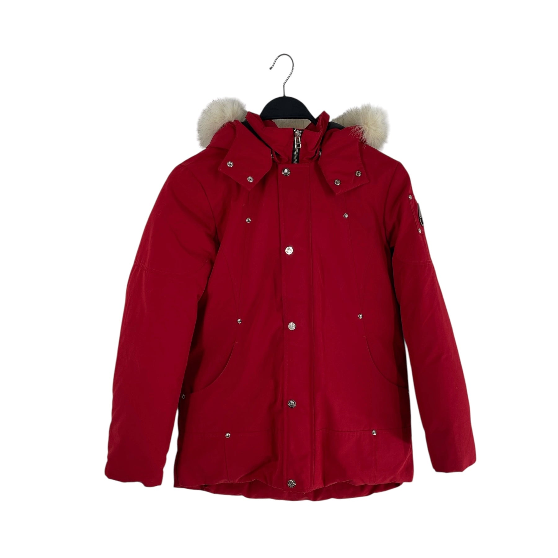 MOOSE KNUCKLES/Jacket/L/Polyester/RED/PUFFER JACKET view 1