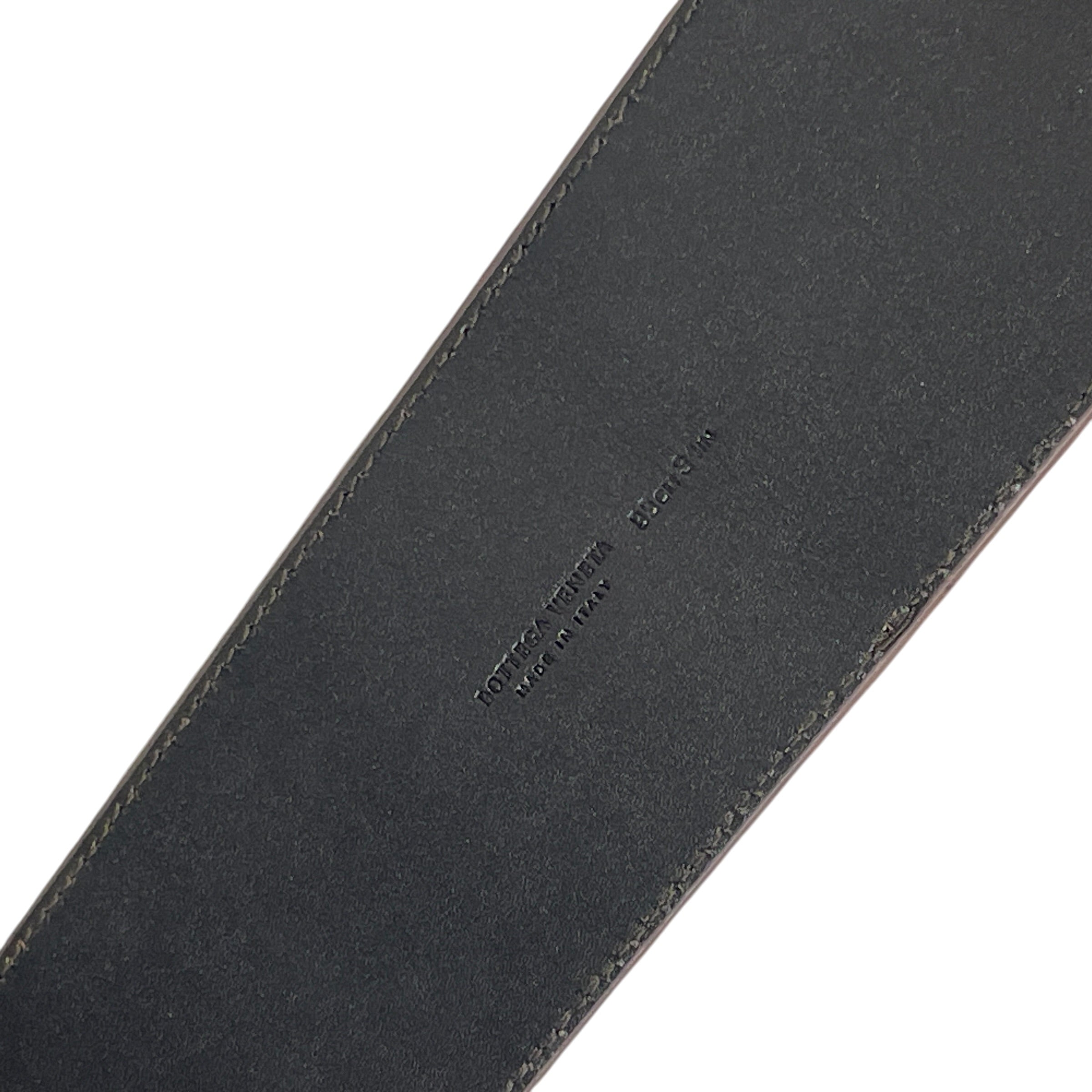 BOTTEGA VENETA/Belt/Leather/BEG/SQUARE GOLD BELT BUCKLE view 4