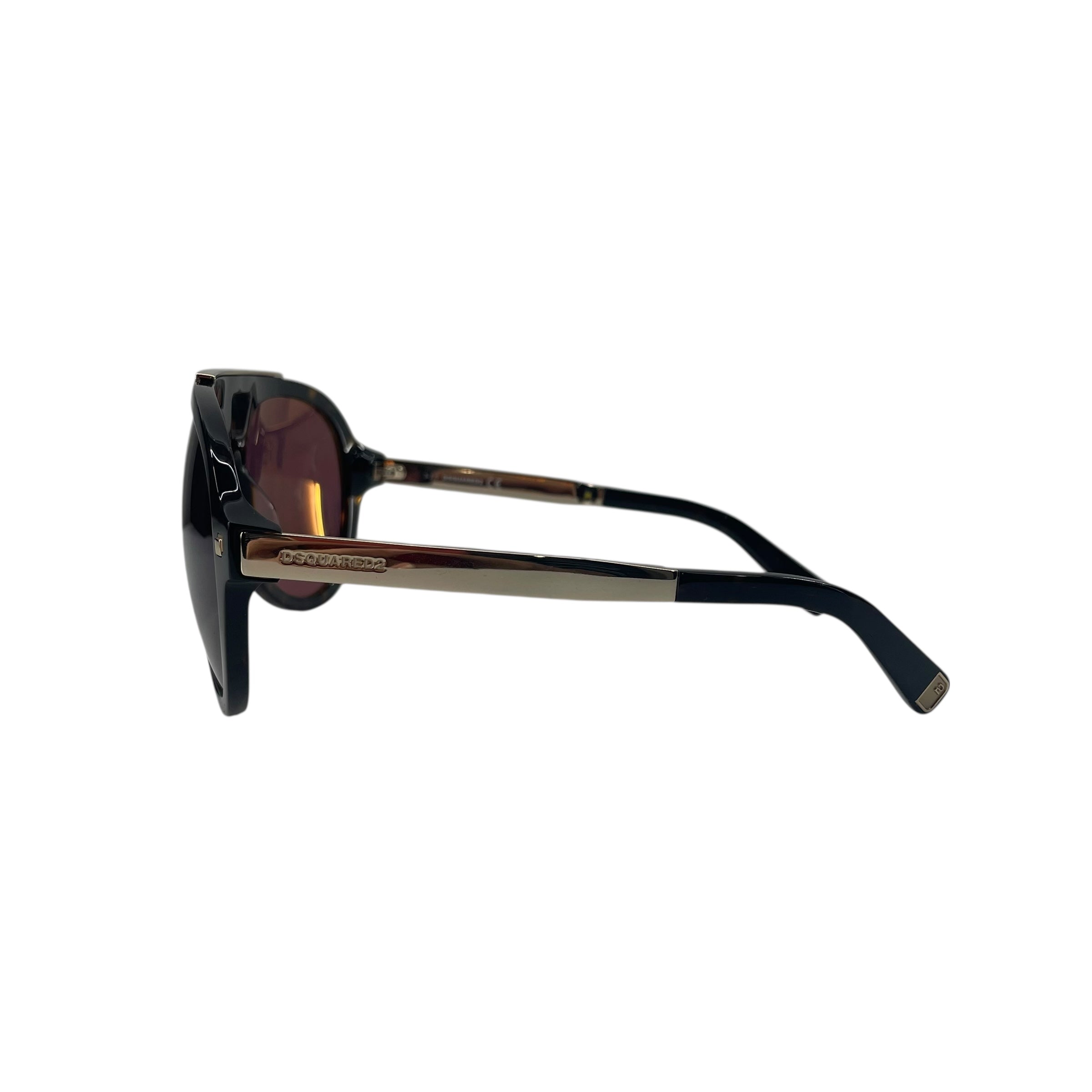 DSQUARED2/Sunglasses/Plastic/BLK/AVIATORS view 3