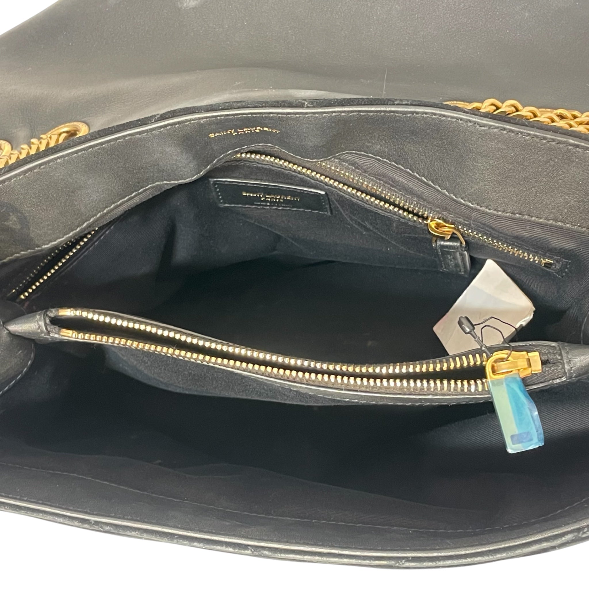 YVES SAINT LAURENT/Cross Body Bag/Suede/BLK/LouLou Bag view 5