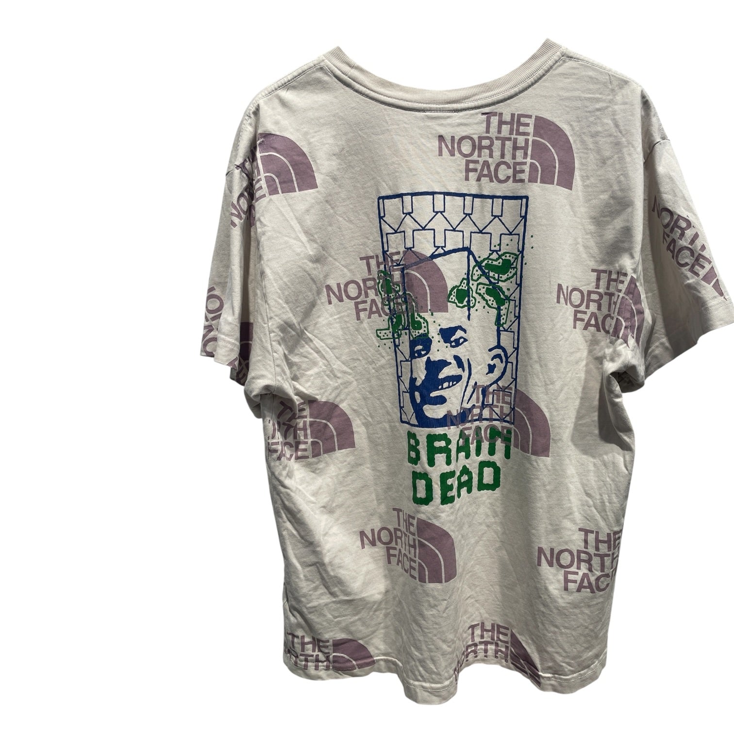 THE NORTH FACE/Brain Dead/T-Shirt/L/Cotton/MLT/All Over Print/north face logo brain dead tee view 2
