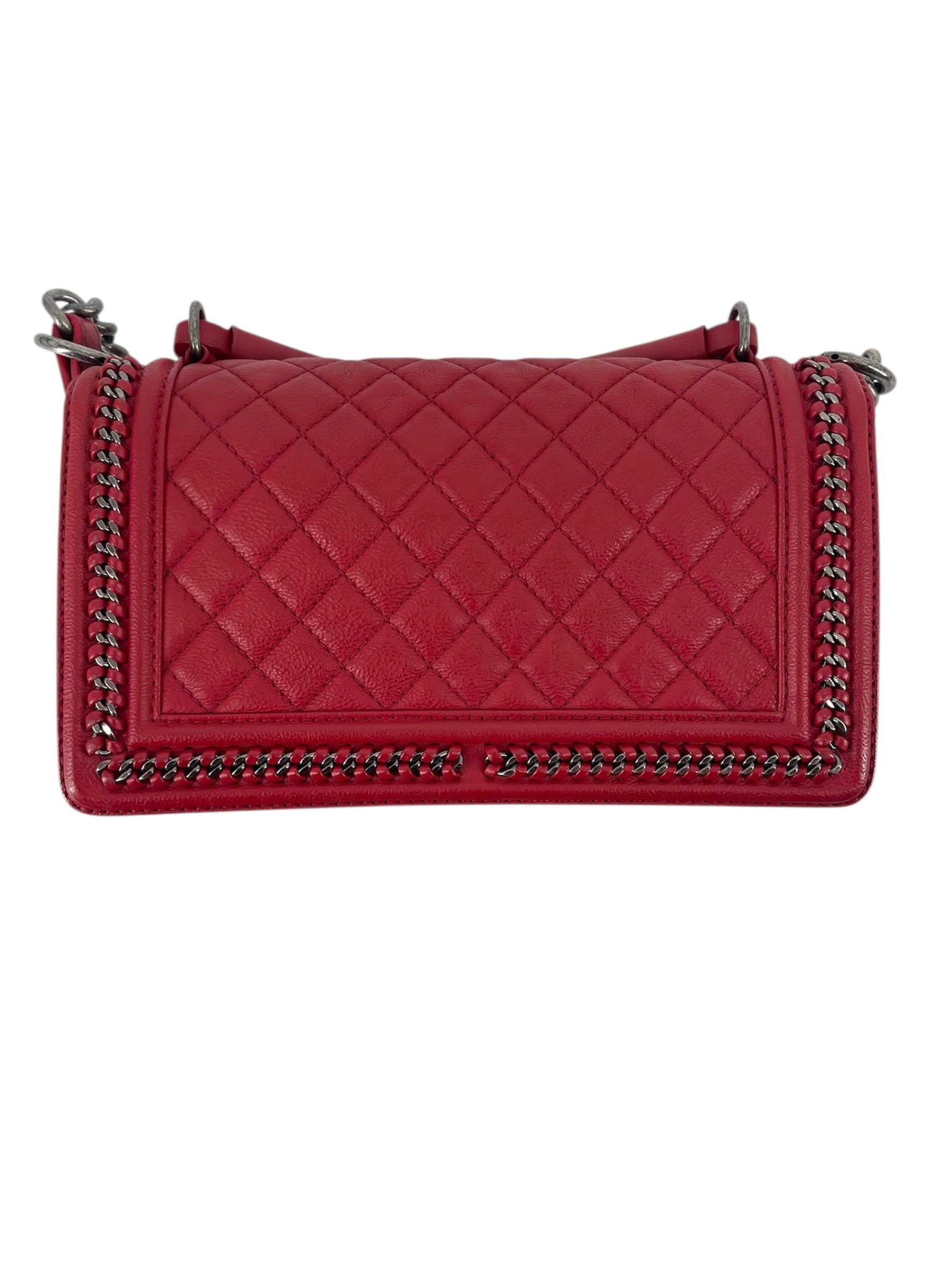 CHANEL/Hand Bag/Lambskin/RED/23176864 view 2