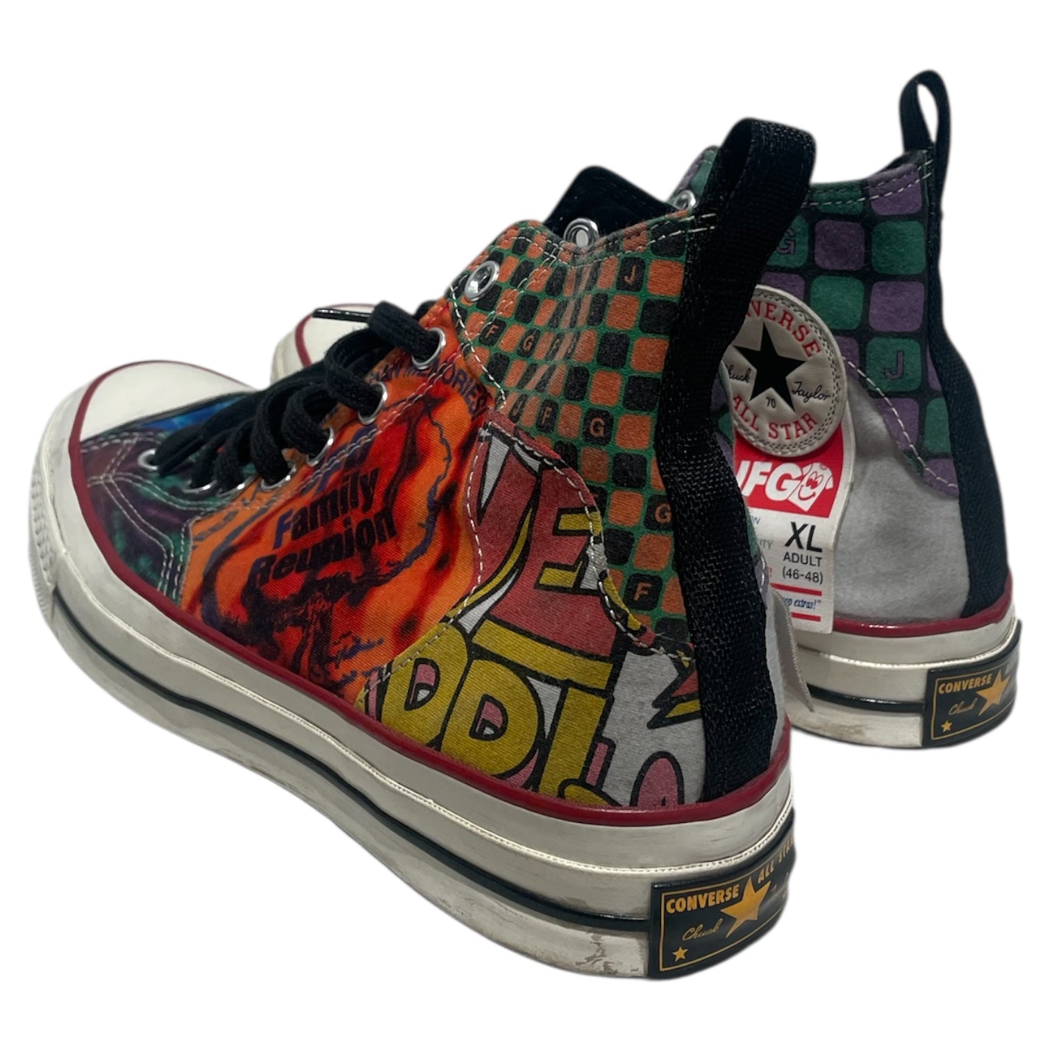 CONVERSE/Hi-Sneakers/US 9.5/All Over Print/Cotton/MLT/Joe FreshGoods view 2