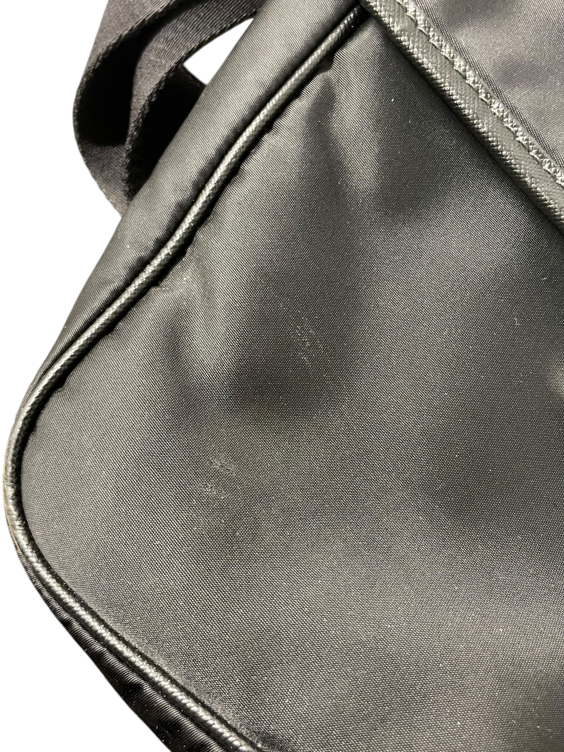 PRADA/Cross Body Bag/Nylon/BLK/CLIP BUCKLE view 10