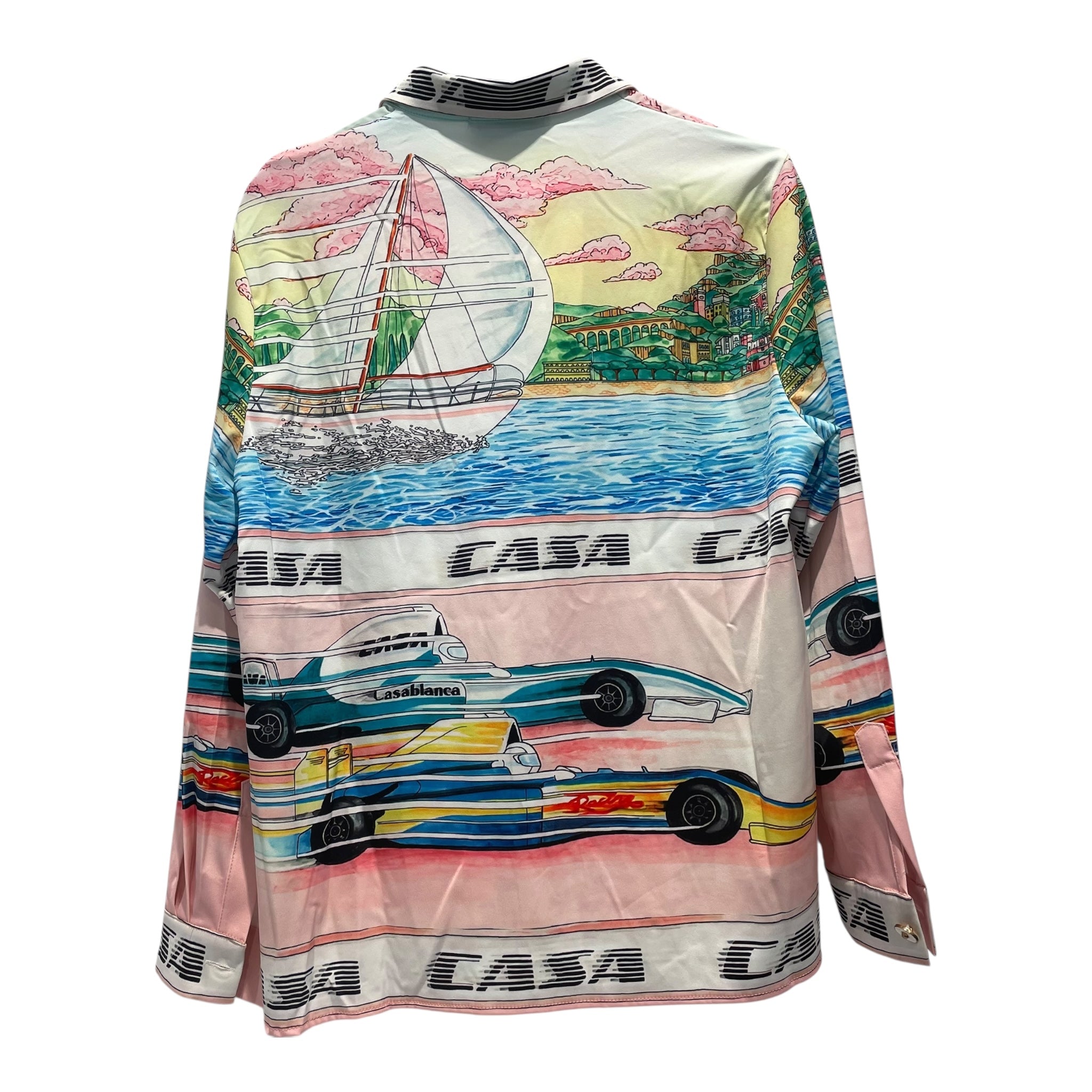 CASABLANCA/LS Shirt/M/Silk/MLT/All Over Print/The Art of Racing view 2