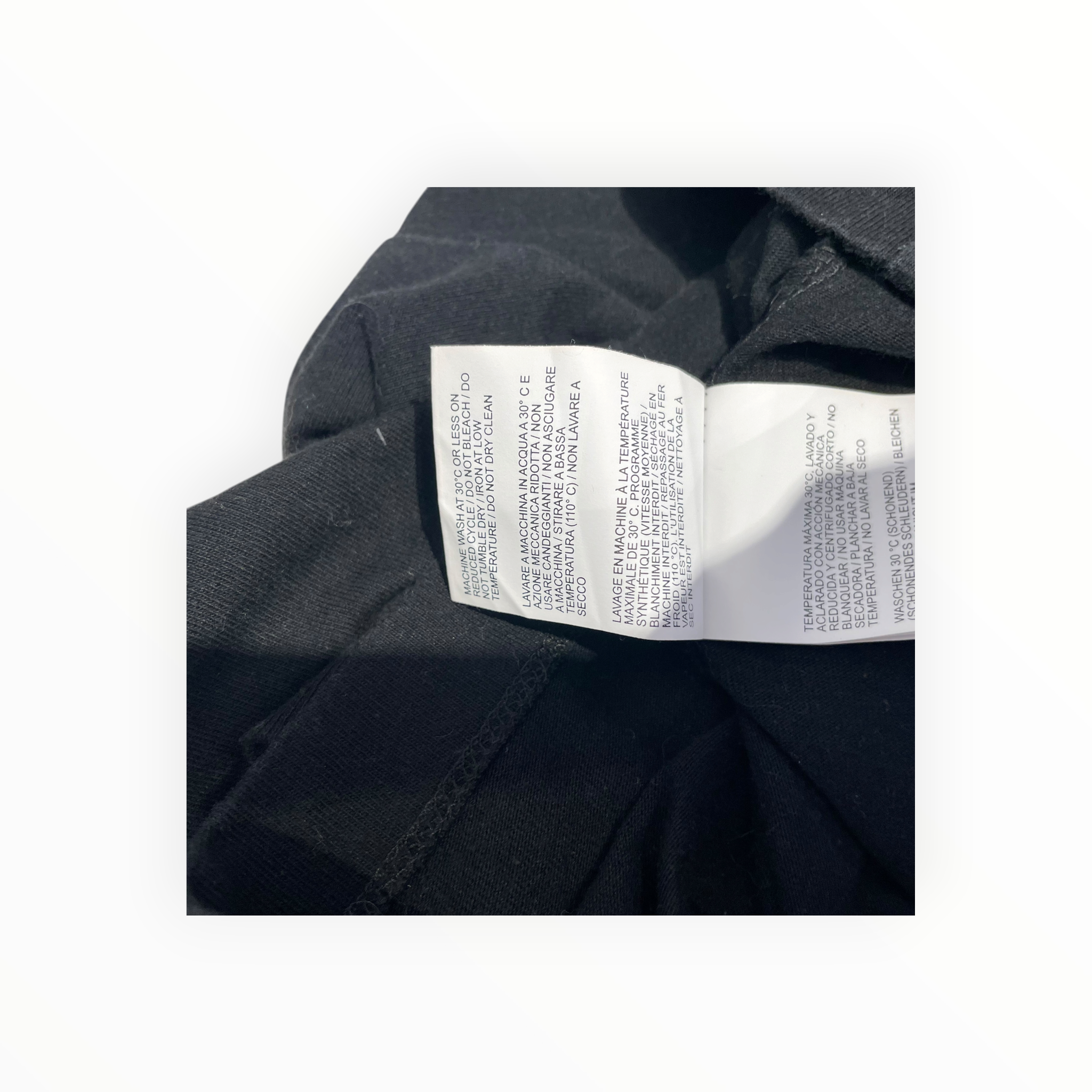 OFF-WHITE/T-Shirt/M/Cotton/BLK/Graphic/half arrow 2020 collection view 4