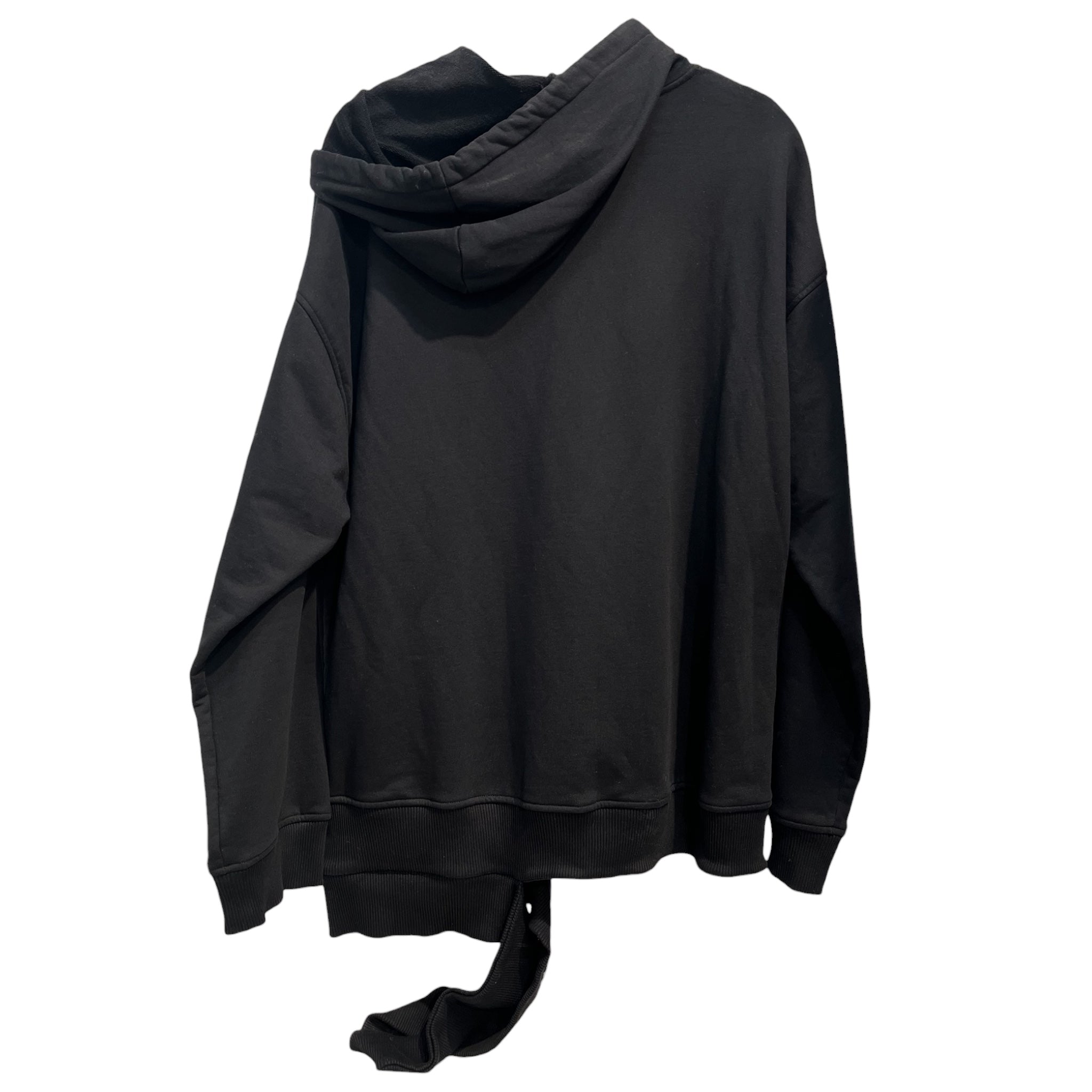 Helmut Lang/Hoodie/XL/Cotton/BLK/Oversize/DOUBLE HEM view 2