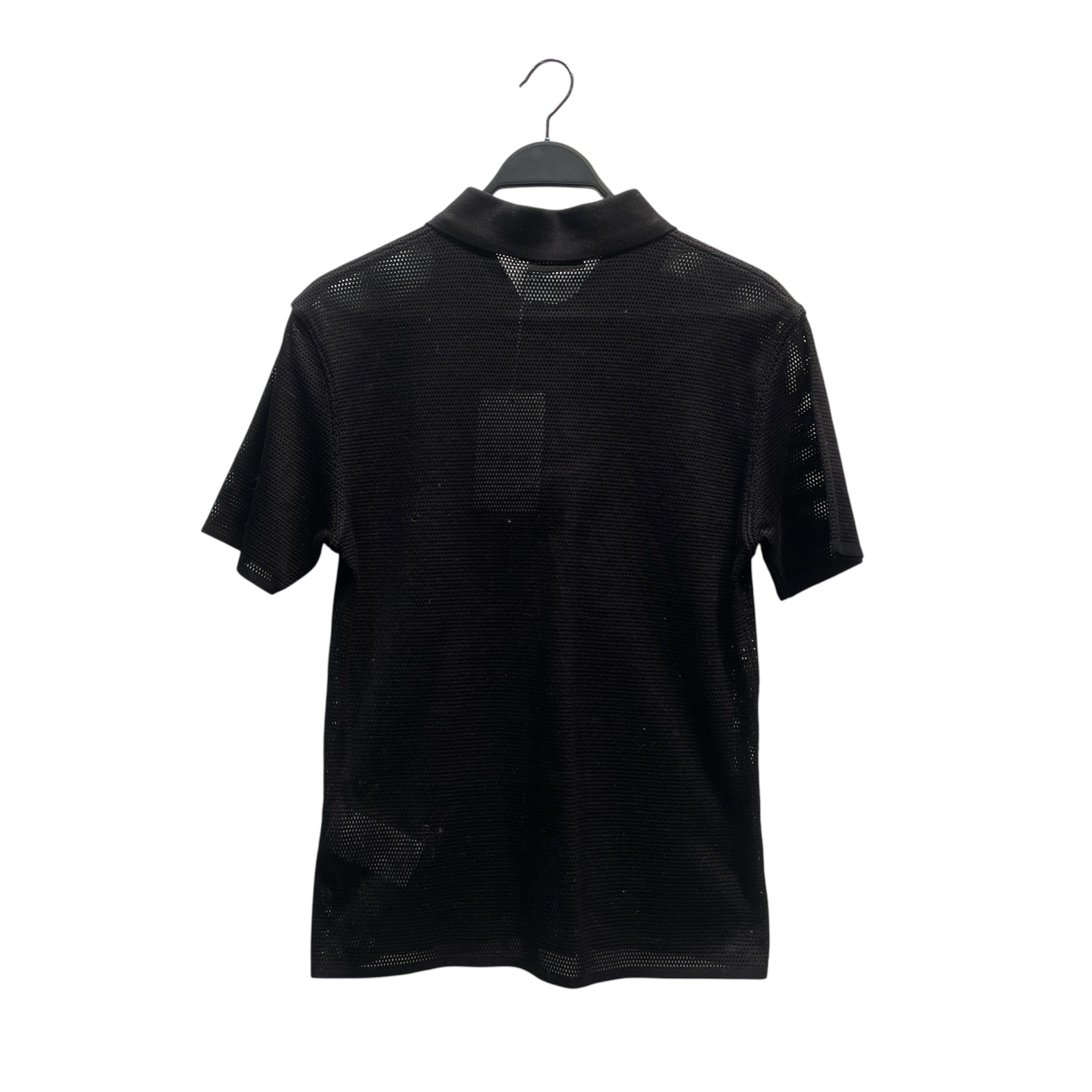 Salvatore Ferragamo/SS Shirt/L/Cotton/BLK/FIS NET view 2