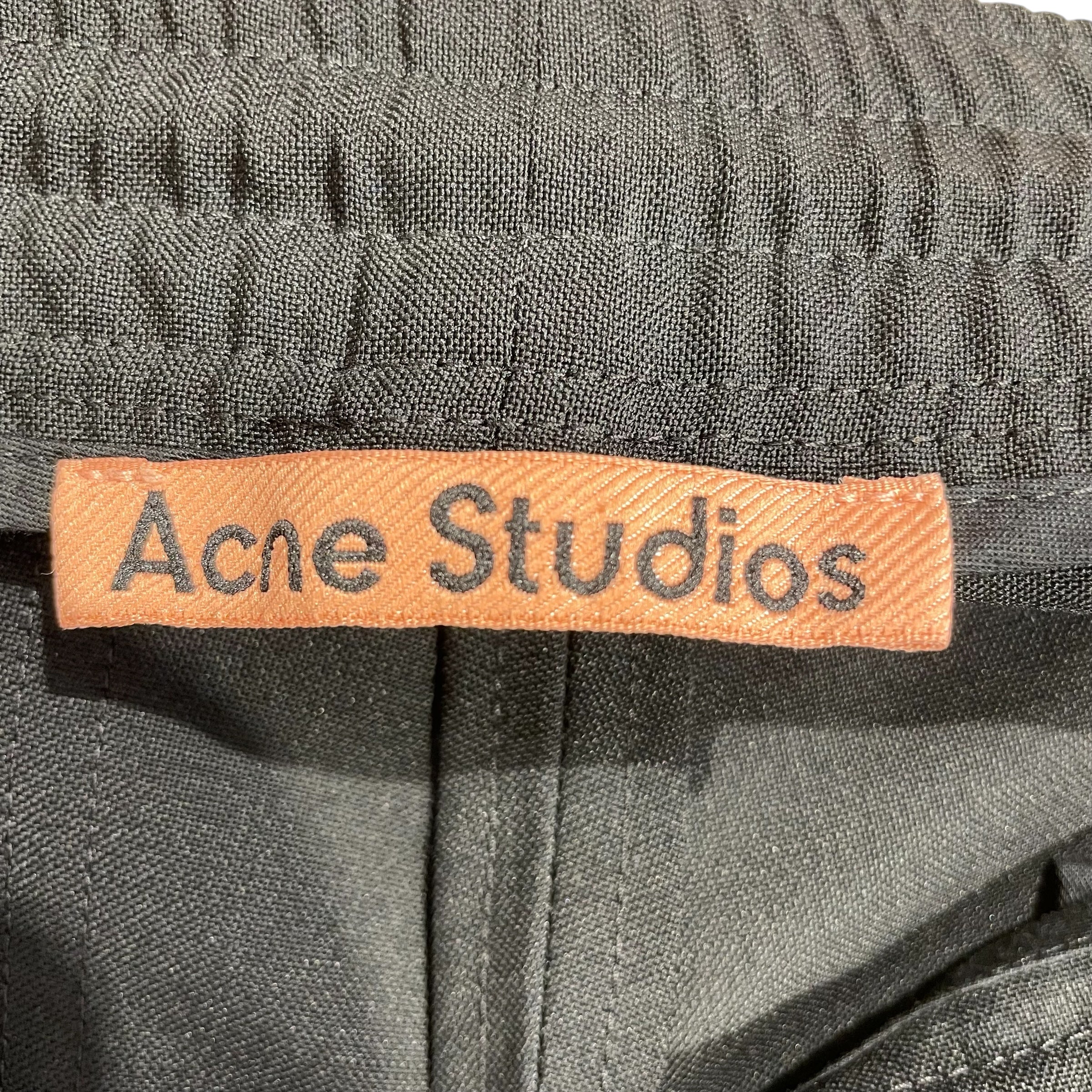 Acne Studios/Slacks/46/Cotton/BLK/ view 3