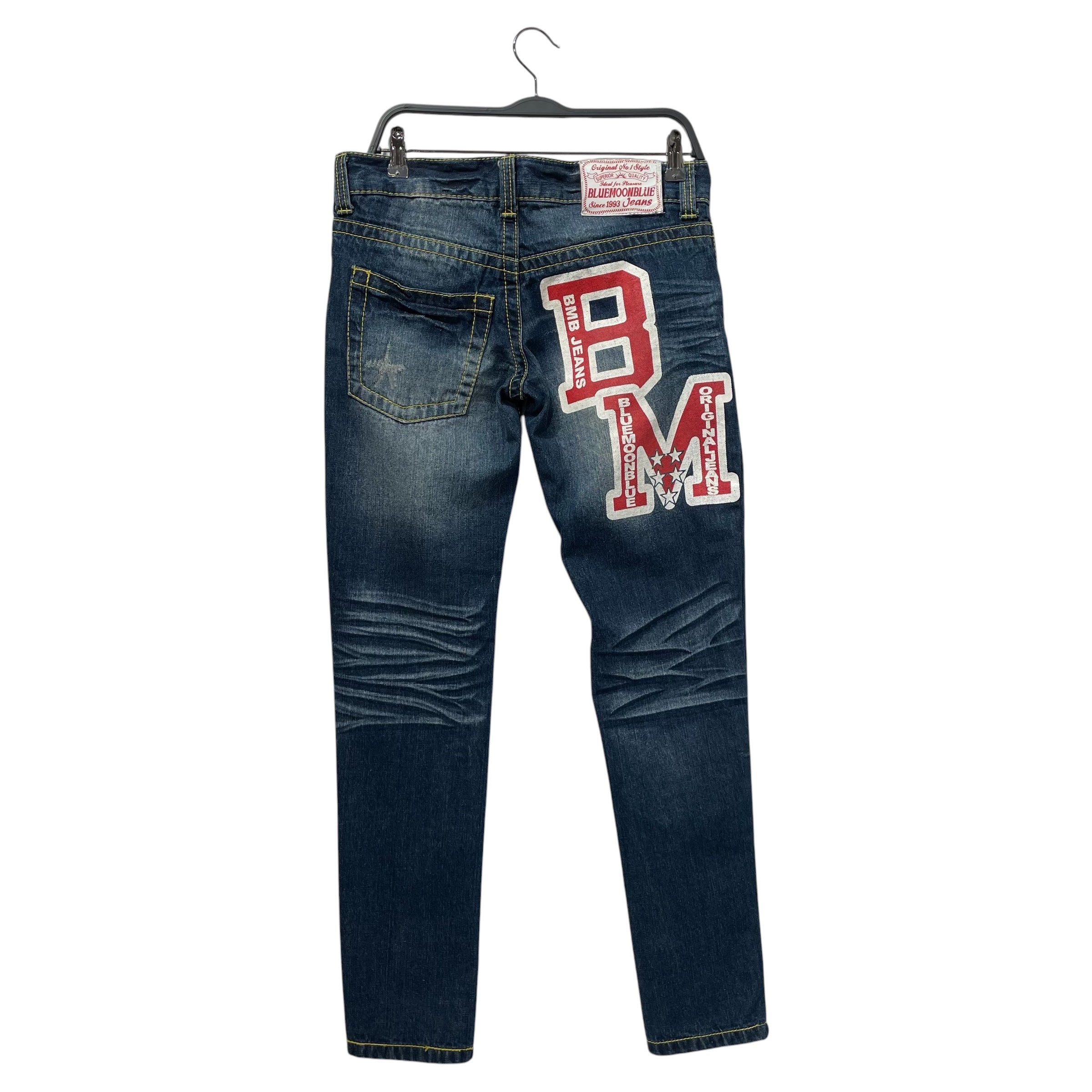 BLUE MOON BLUE/Skinny Pants/Denim/NVY/ view 2
