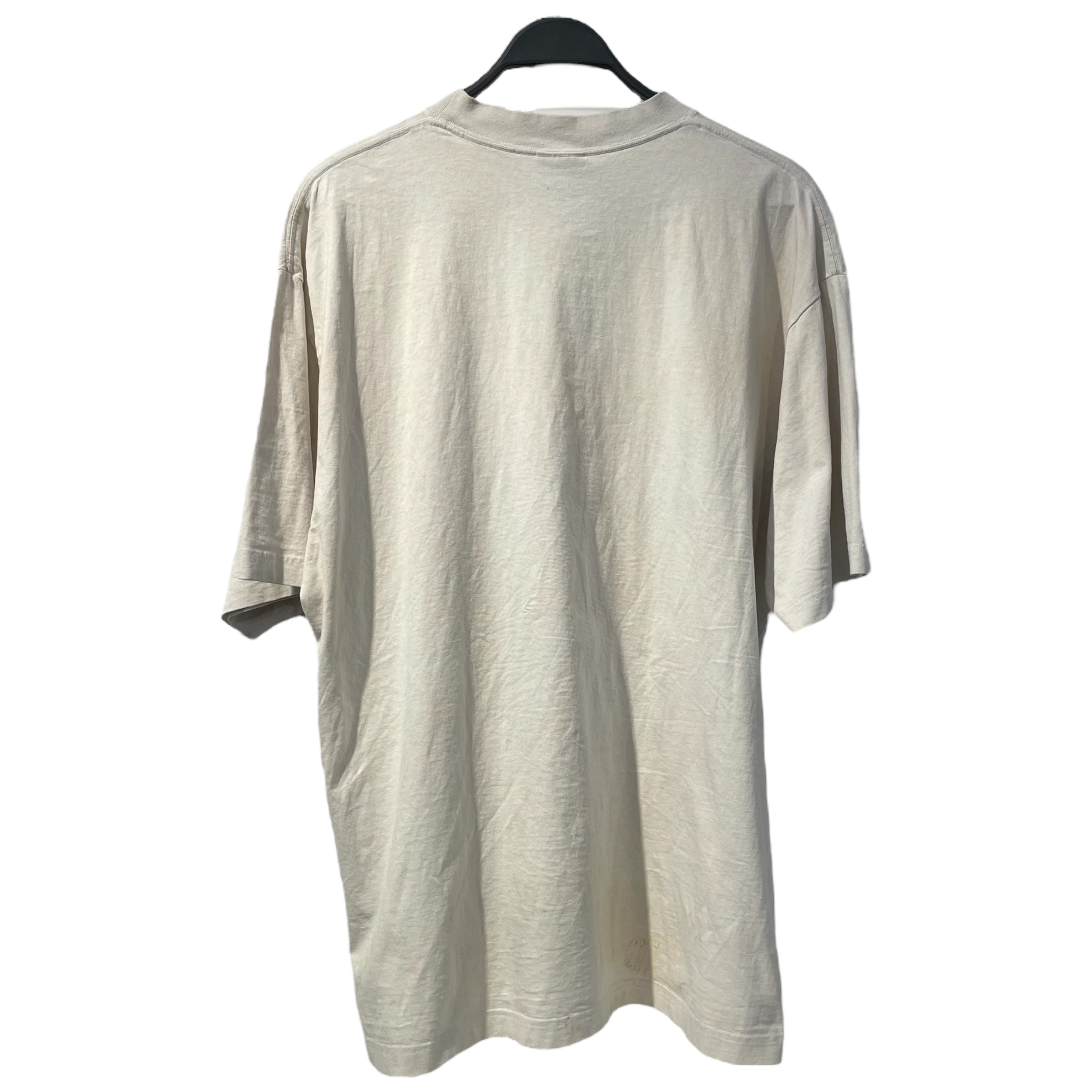 BALENCIAGA/T-Shirt/M/Cotton/WHT/city of angels dirty white view 2