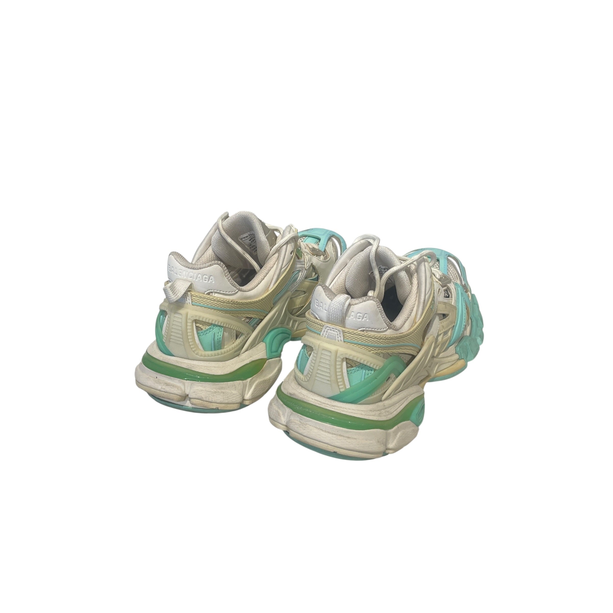 BALENCIAGA/Low-Sneakers/US 7/BLU/TRACK SNEAKER/TEAL WHITE view 4