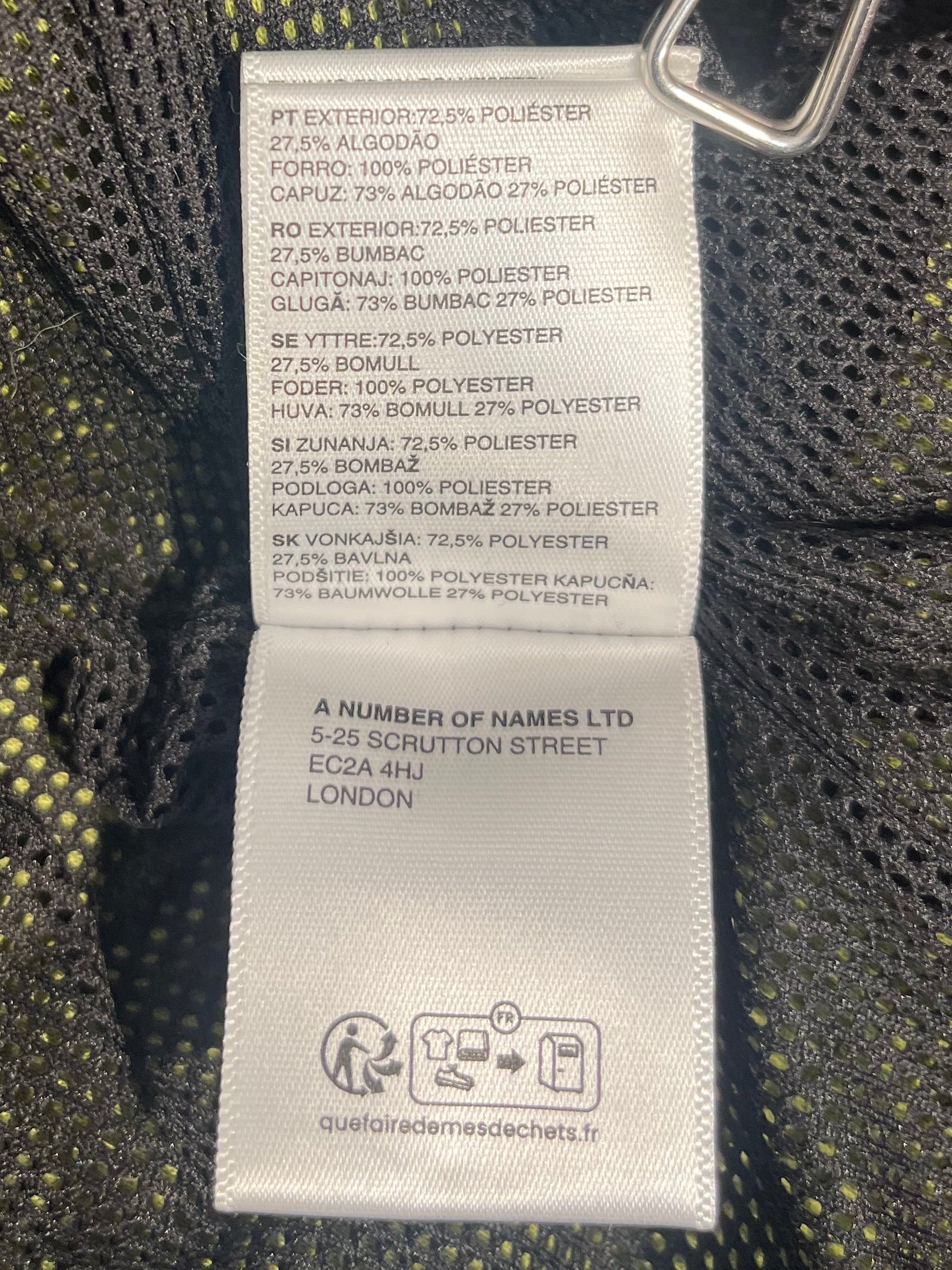 BILLIONAIRE BOYS CLUB/Heavy Sweater/XL/Polyester/GRN/FLEECE ZIP HOODIE view 8