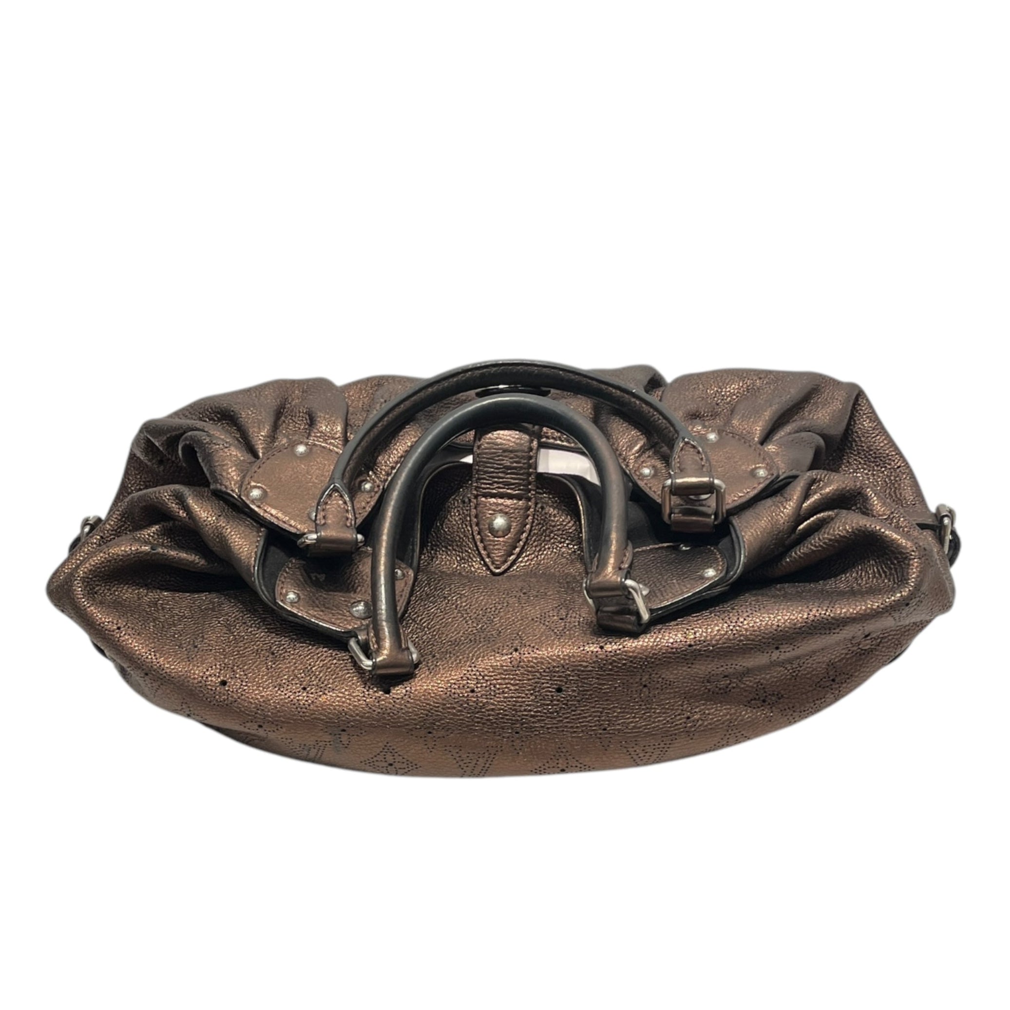 LOUIS VUITTON/Bag/OS/Leather/BRW/MAHINA HOBO BAG view 2