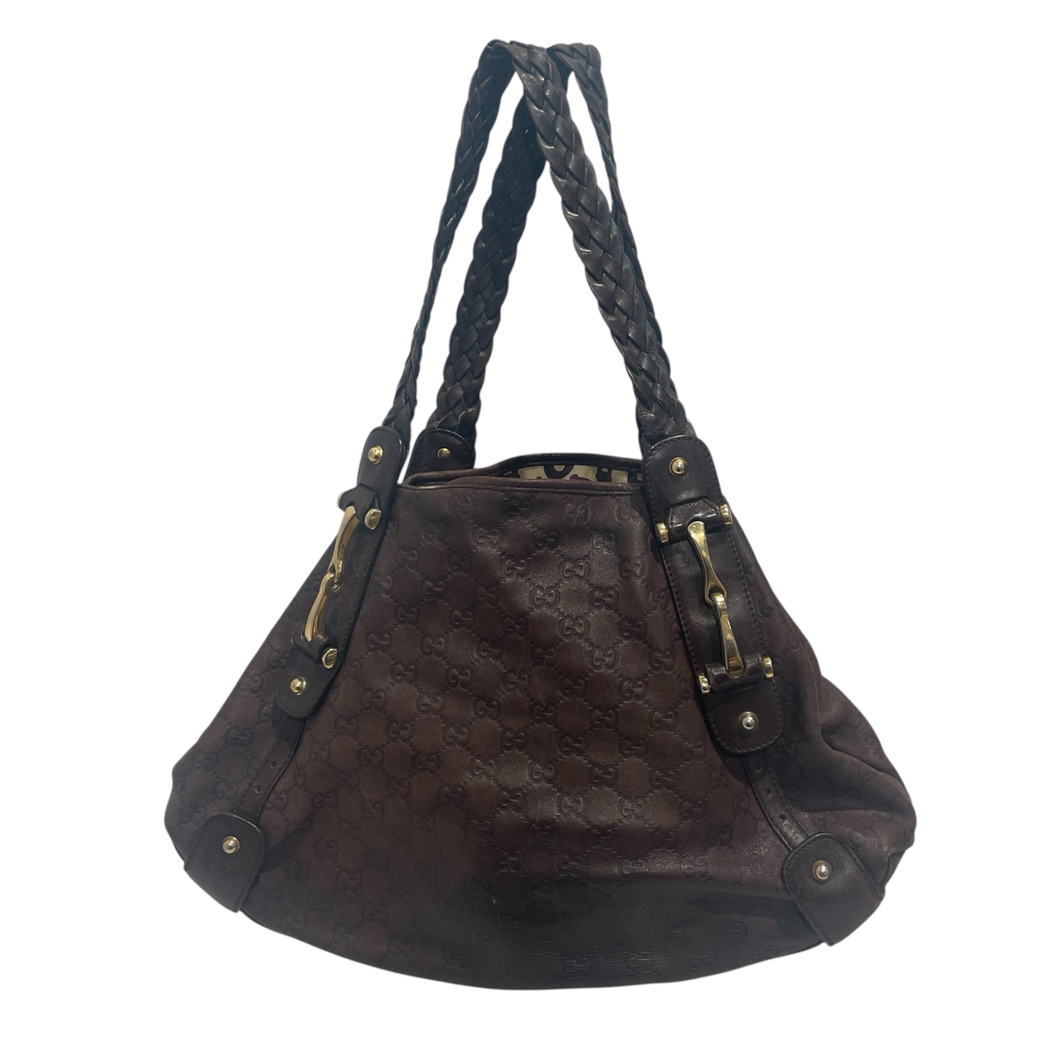 GUCCI/Bag/Leather/BRW/Guccissima Leather Bag view 2