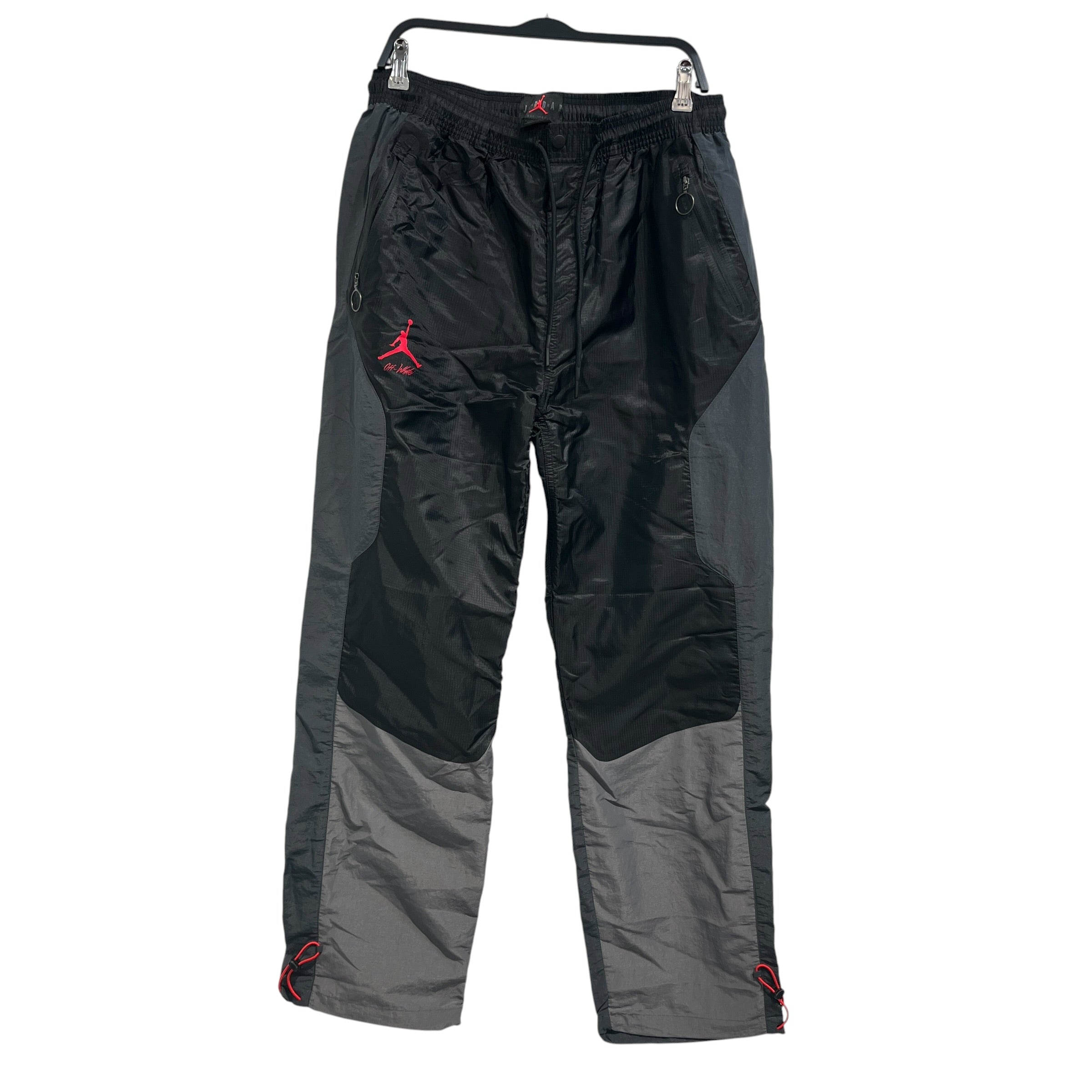 JORDAN BRAND/OFF-WHITE/Straight Pants/L/Nylon/BLK/ view 1
