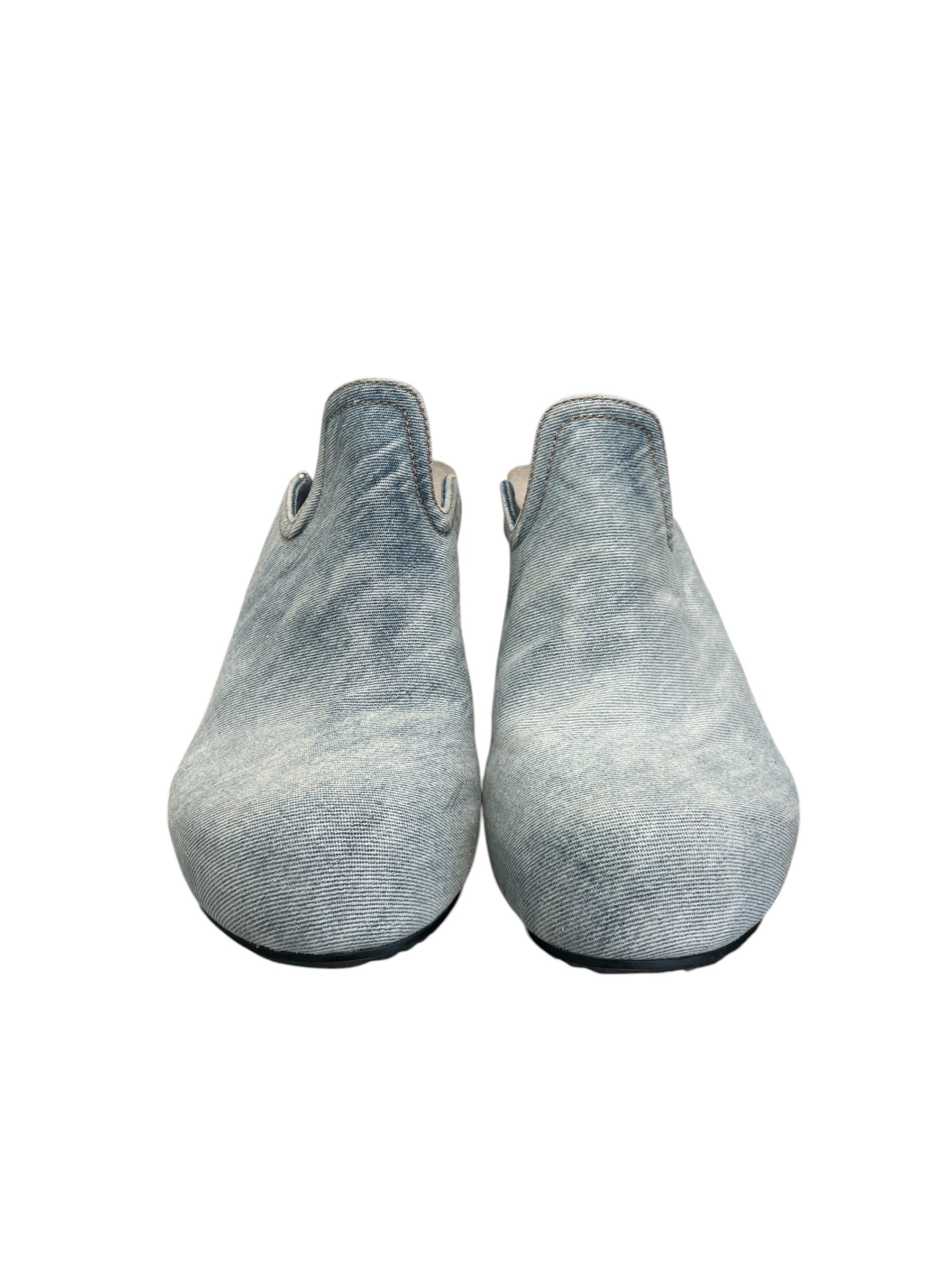 DIESEL/Heels/EU 40/Denim/BLU/Slip-on/DIESEL MULE WOODCHUK HEEL BLUE view 5