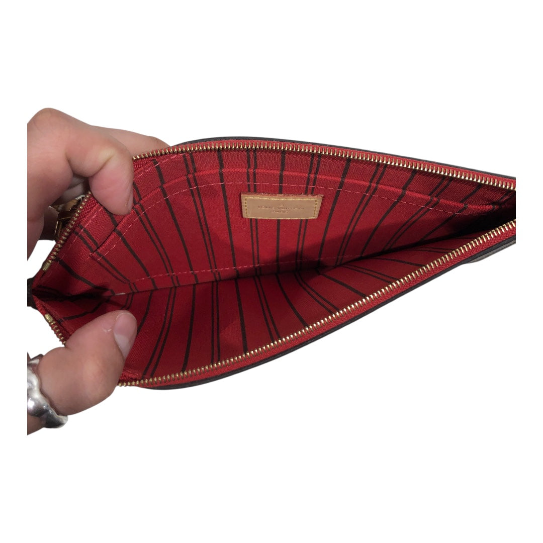 LOUIS VUITTON/Pouch/Monogram/BRW/small pouch monogram view 4