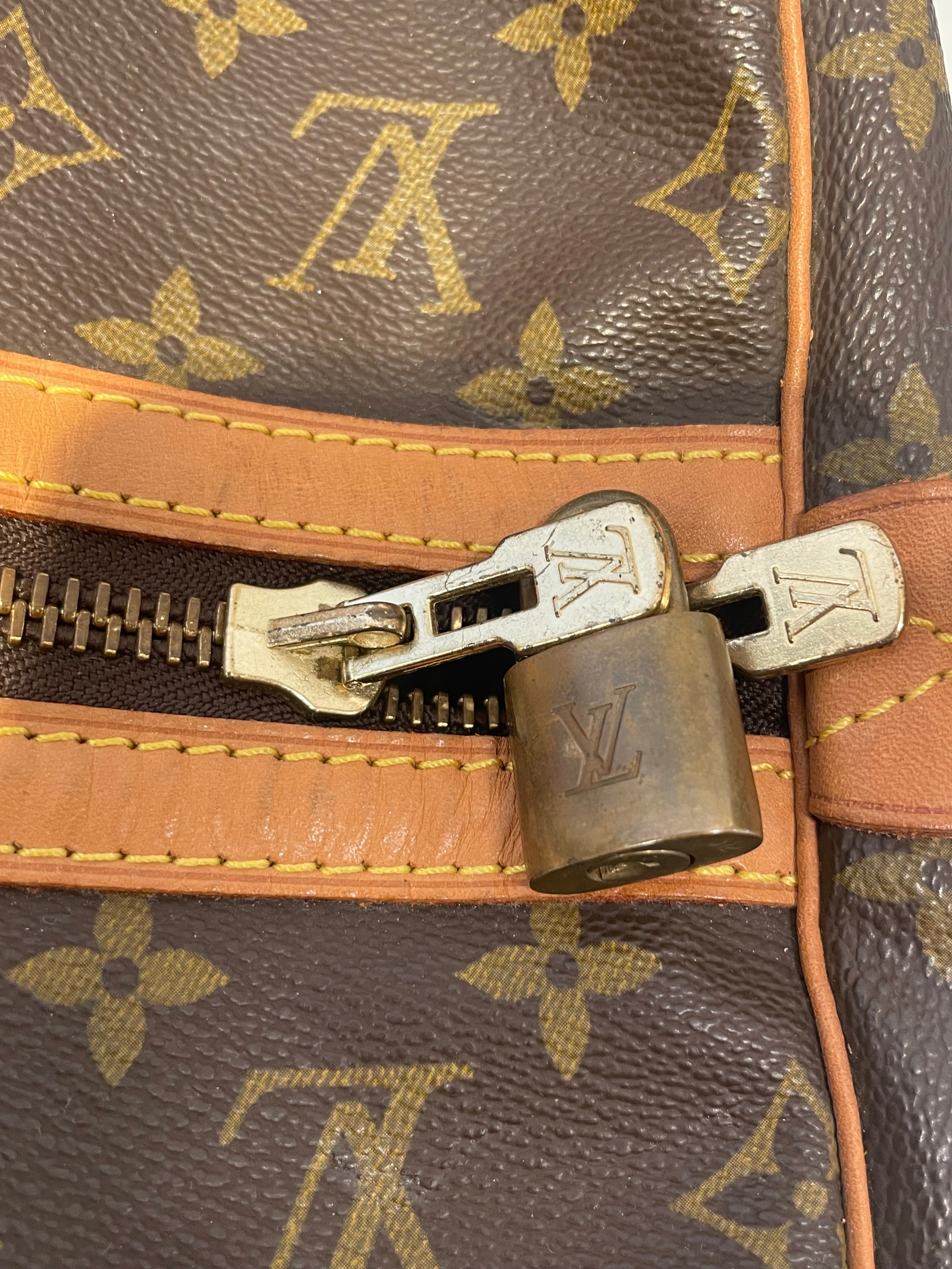 LOUIS VUITTON/Bag/All Over Print/Leather/MLT/keepball 50/lock/gld hard/brw view 6