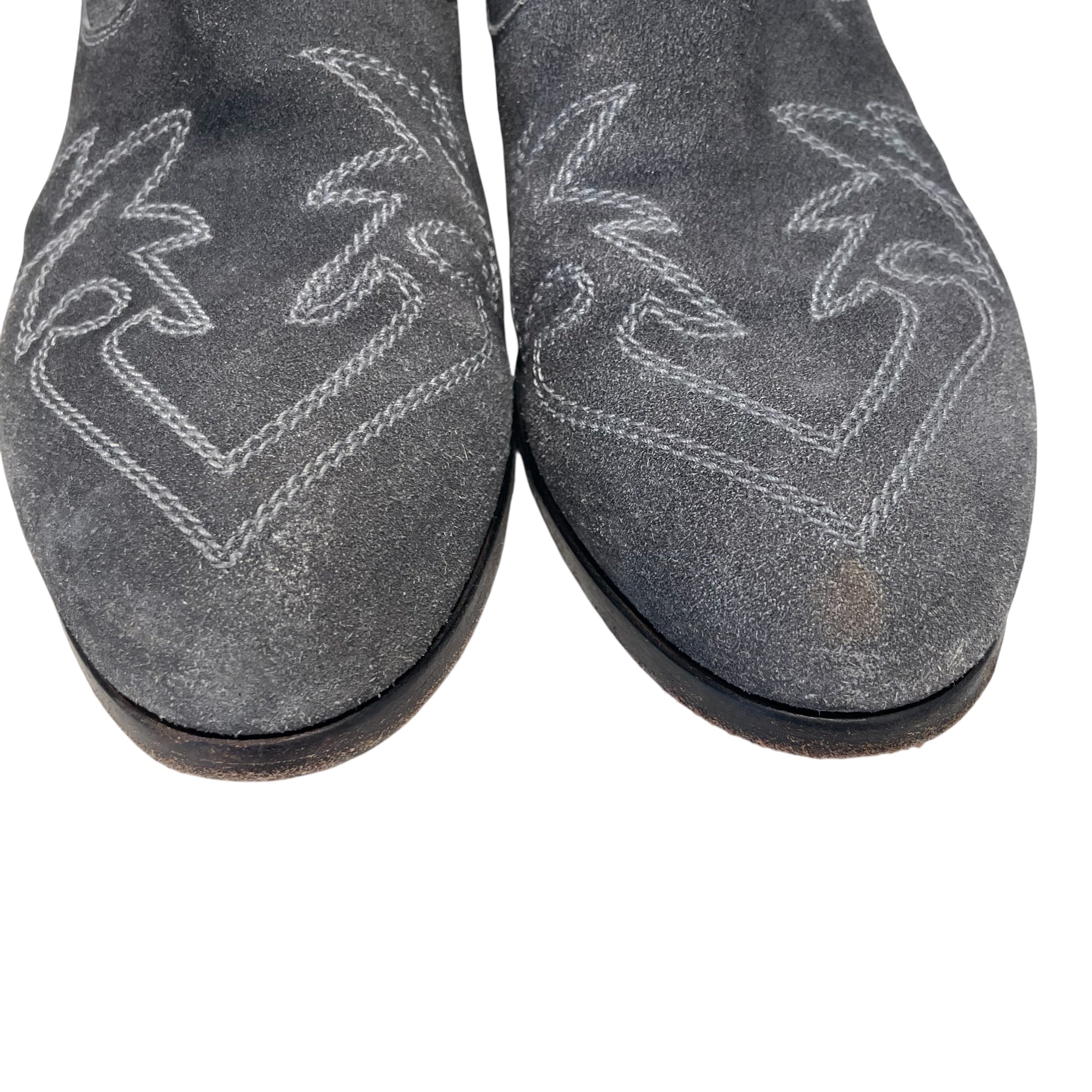 GOLDEN GOOSE/Ankle Boots/EU 39/Suede/GRY/ view 4