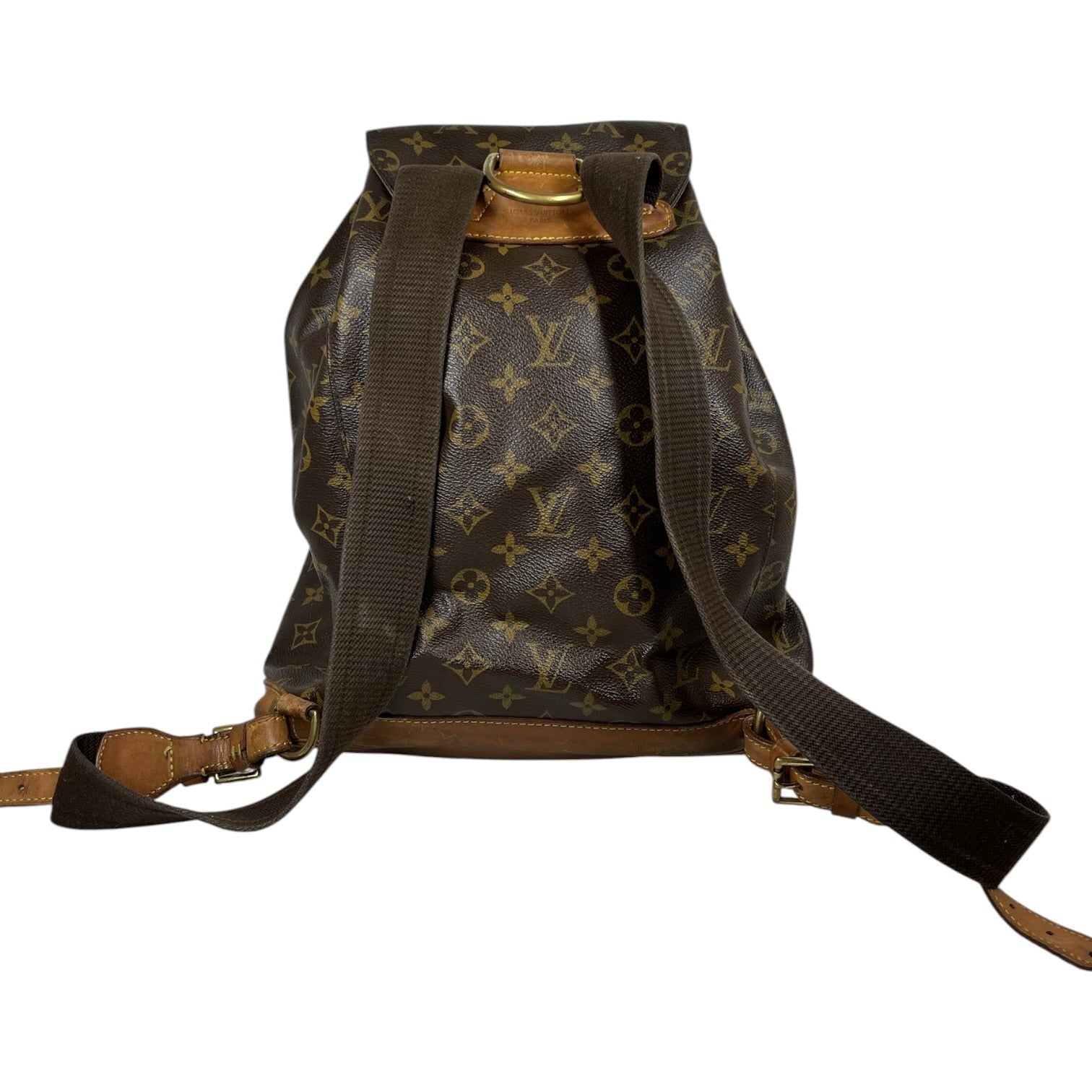LOUIS VUITTON/Backpack/Monogram/Leather/BRW/BUCKLE BACKPACK view 2