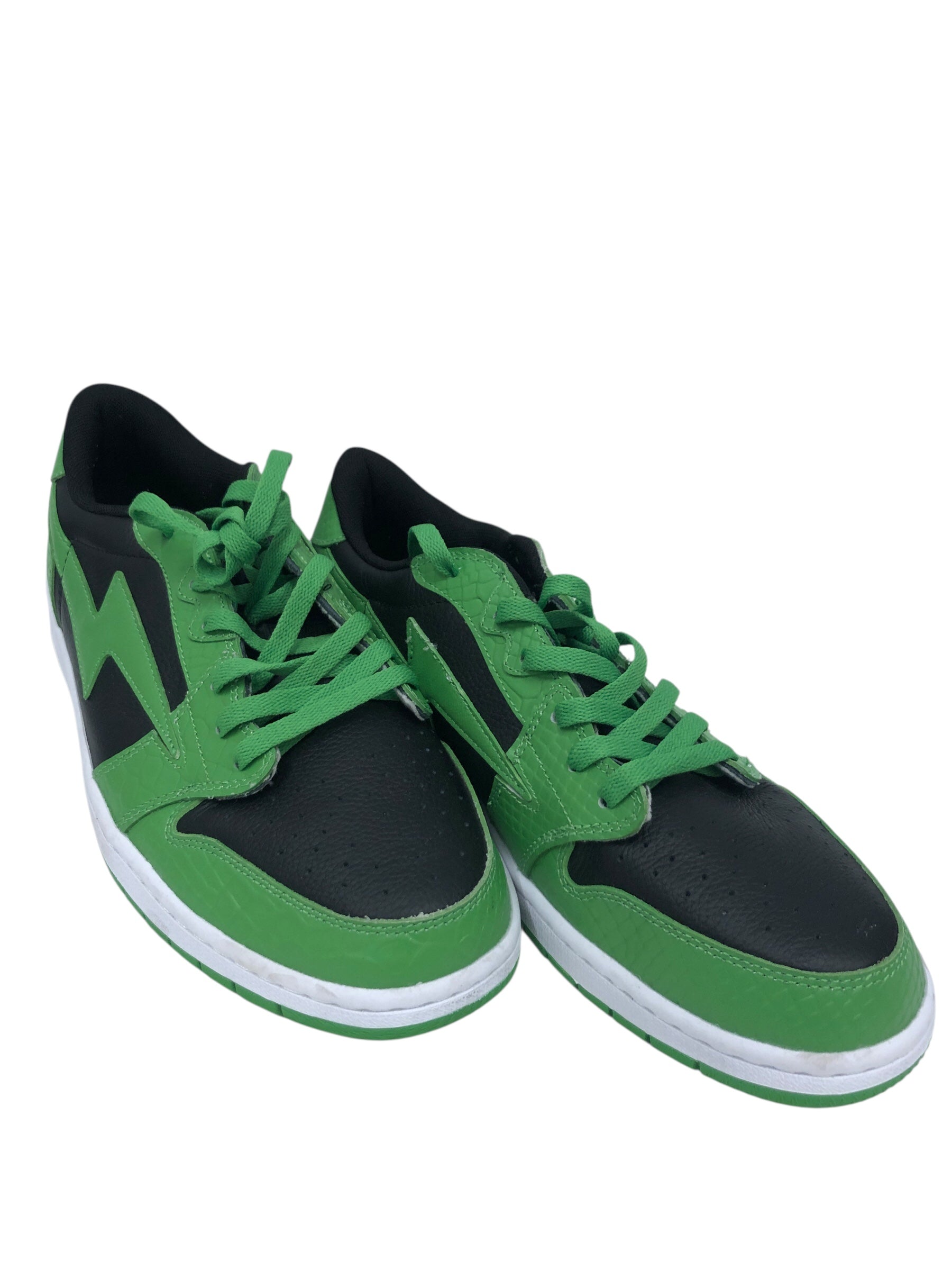 KOOL KIY/Hi-Sneakers/US 13/GRN/BLACK GREEN LOW TOP view 1