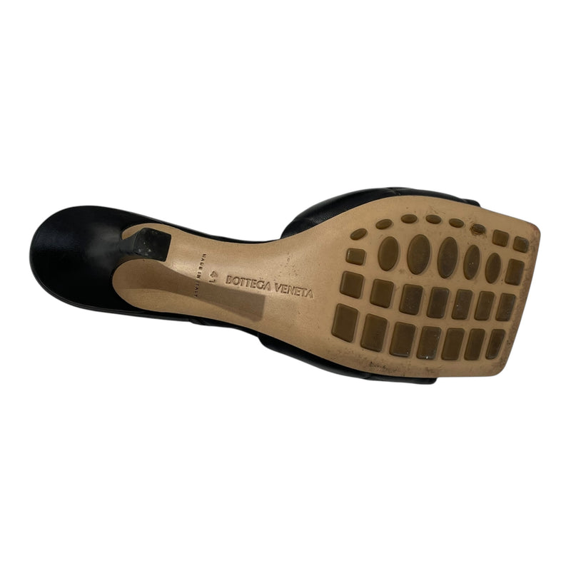 BOTTEGA VENETA/Heels/EU 41/Leather/BLK/QUILTED
