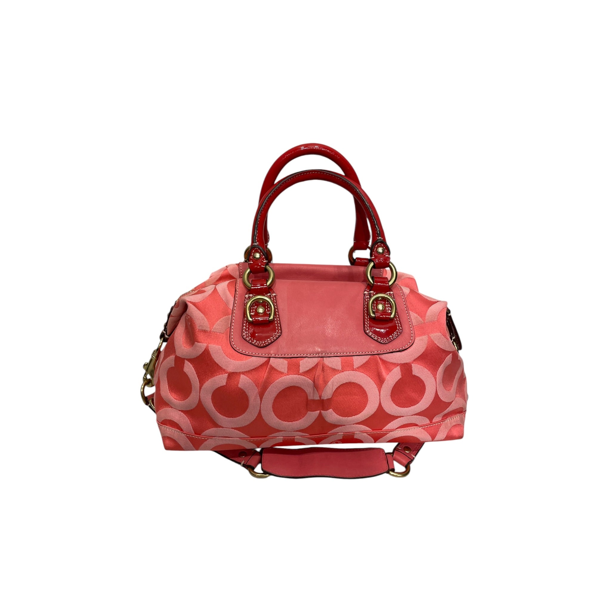 COACH/Hand Bag/Graphic/Acrylic/PNK/SABRINA SATCHEL view 2