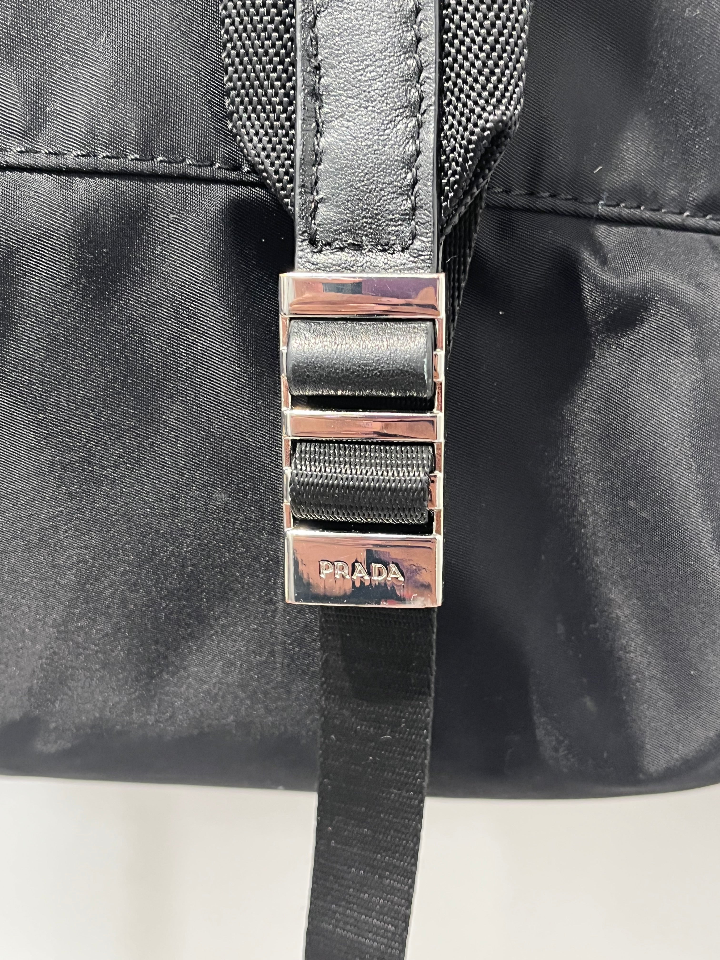 PRADA/Bag/Nylon/BLK/PRADA TRIANGLE ZIP FLAP view 8
