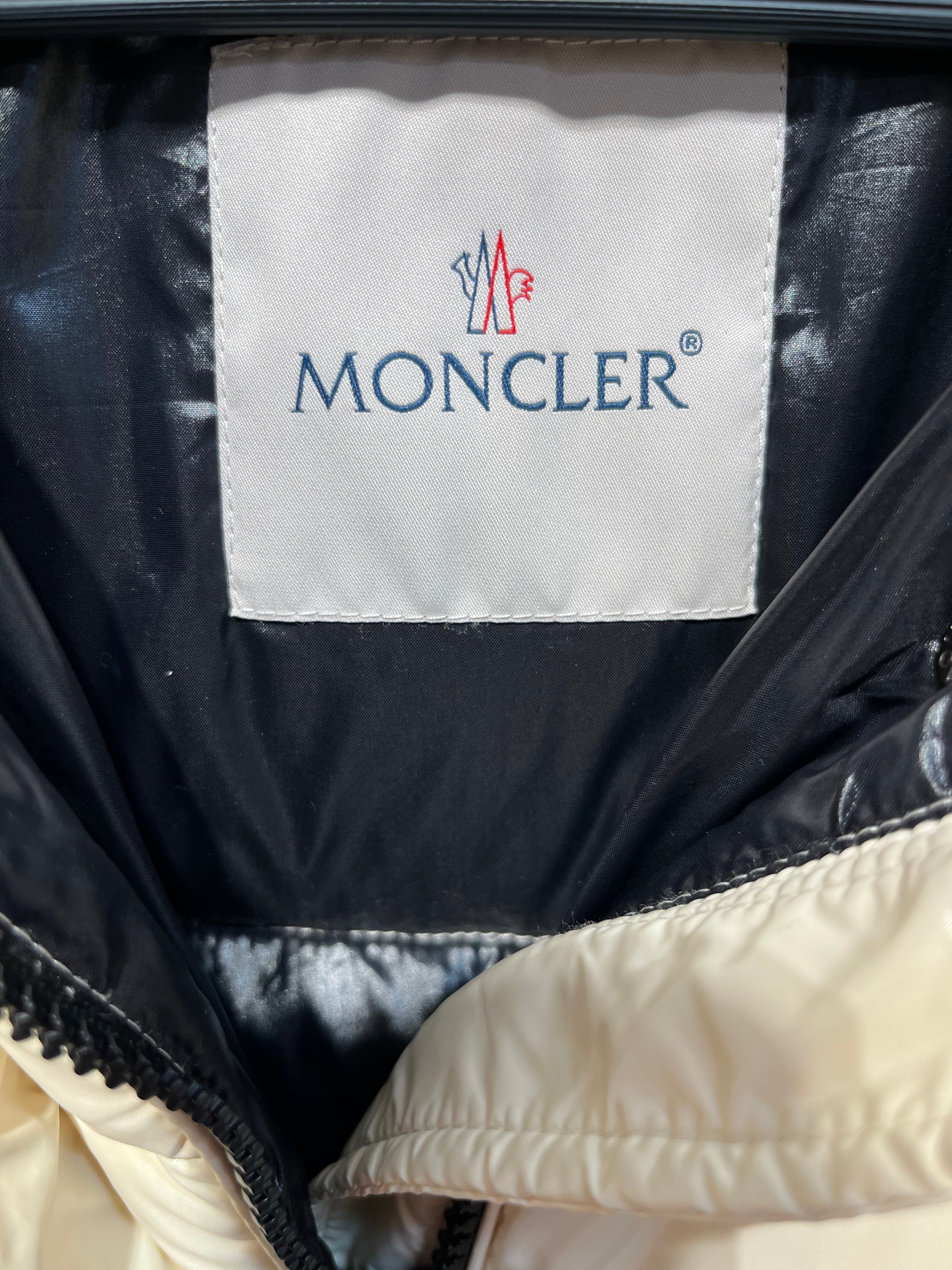 MONCLER/Quilted Jkt/S/Nylon/WHT/ view 3
