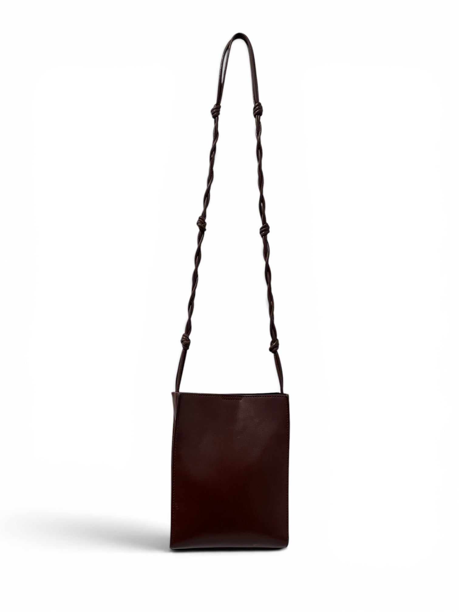 JIL SANDER/Cross Body Bag/Leather/BRW/TANGLE STRAP view 2