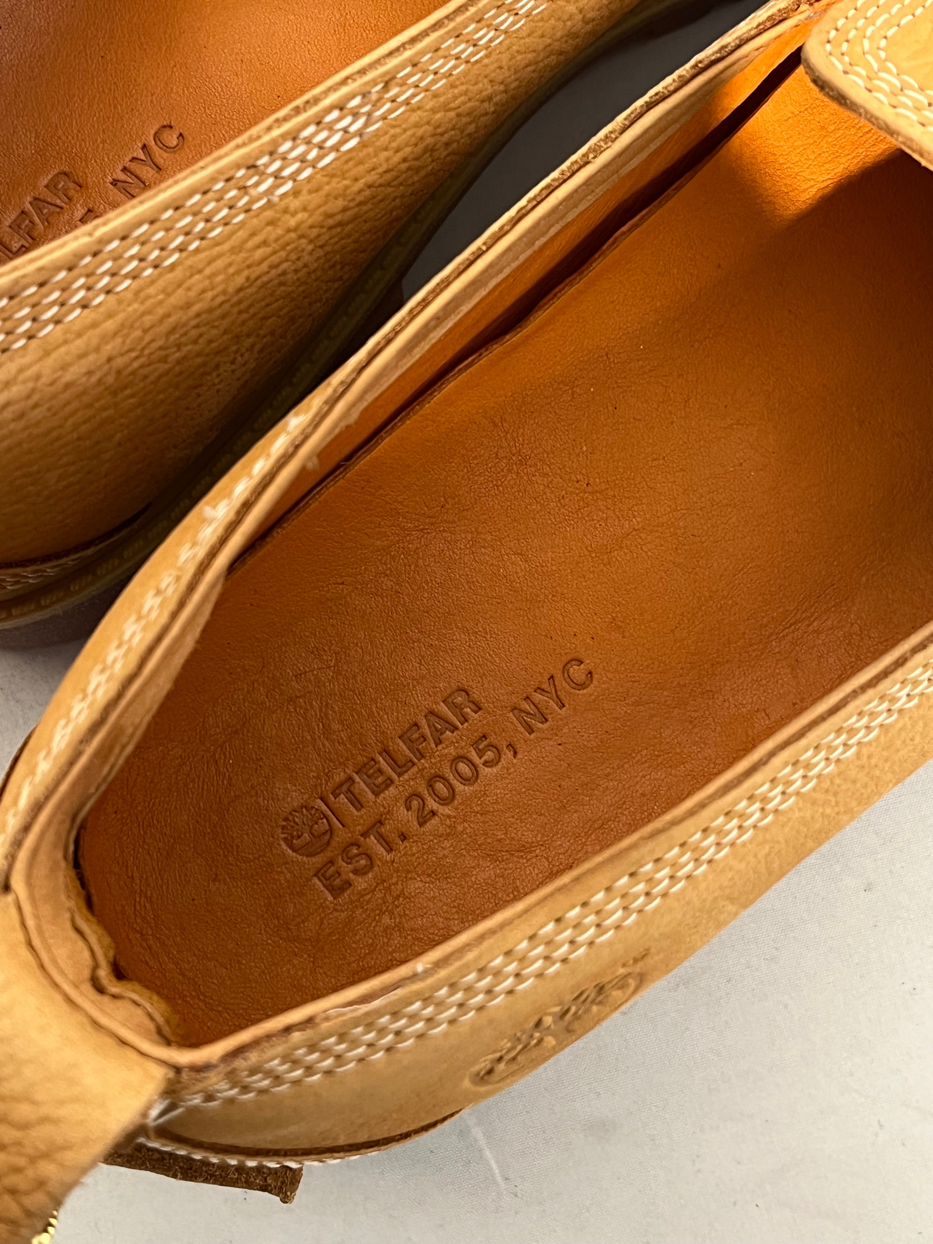 Telfar/Timberland/Loafers/US 9.5/Leather/BEG/U-Tip/0A5TSE collab slip on view 3