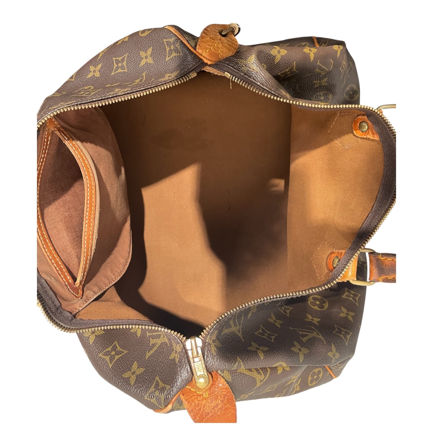 LOUIS VUITTON/Tote Bag/Monogram/Leather/BRW/LOUIS VUITTON SPEEDY HANDBAG view 4