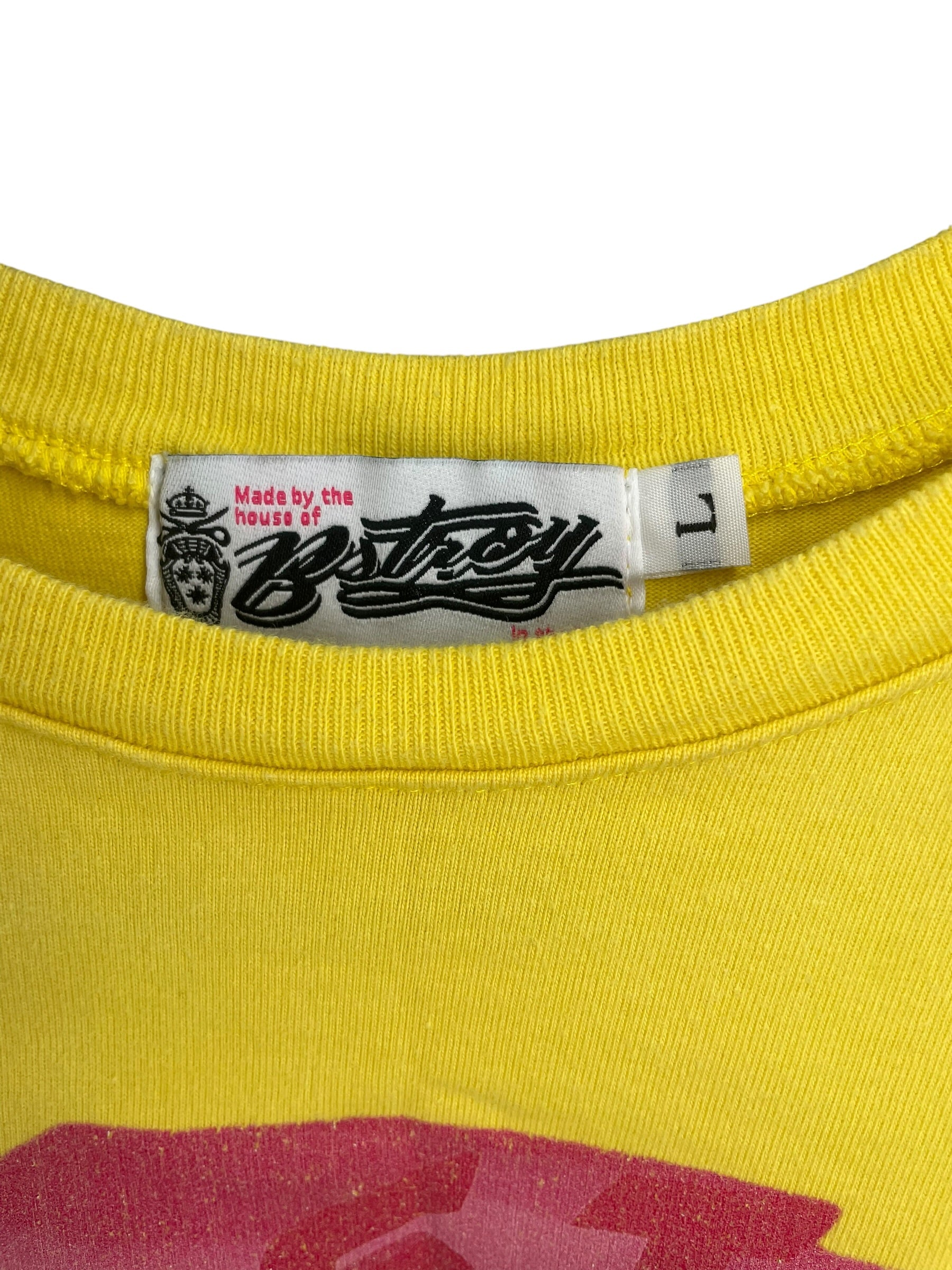 BSTROY/T-Shirt/L/Cotton/YEL/RED/PNK LOGO PRINT view 4