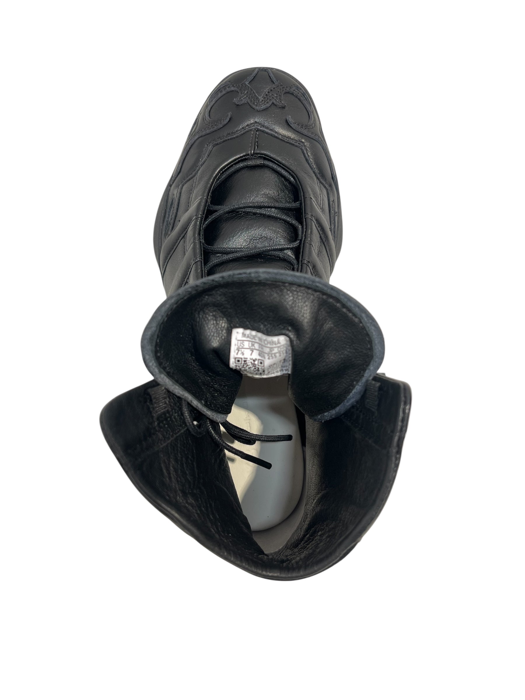 Y-3/Hi-Sneakers/US 8.5/Leather/BLK/Y-3 2002 HI TOP SNEAKER view 4