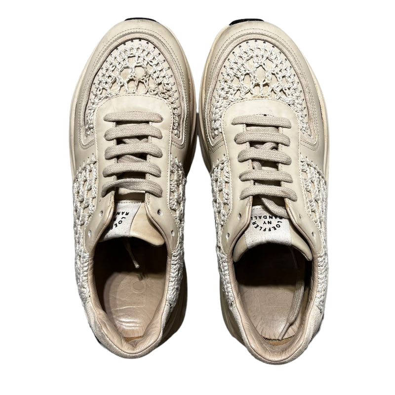 LOEFFLER RANDALL/Low-Sneakers/Leather/CRM/NET DESIGN