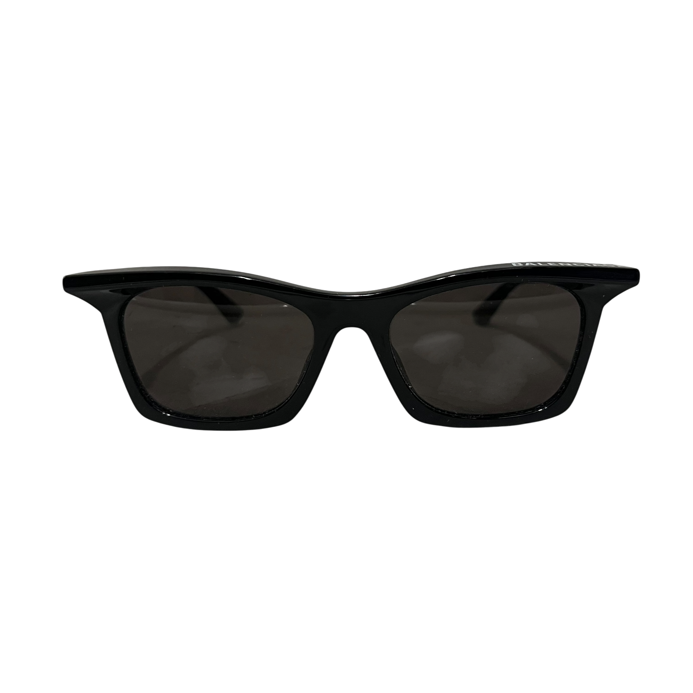 BALENCIAGA/Sunglasses/Celluloid/BLK/on frame view 1