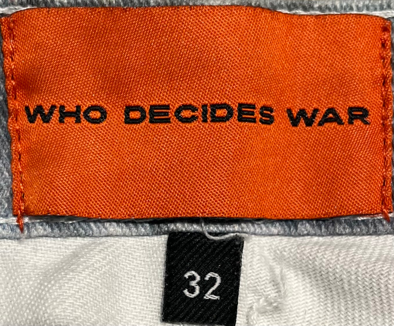 WHO DECIDES WAR/Bootcut Pants/32/Denim/MLT/All Over Print/MRDR BRVDO view 3