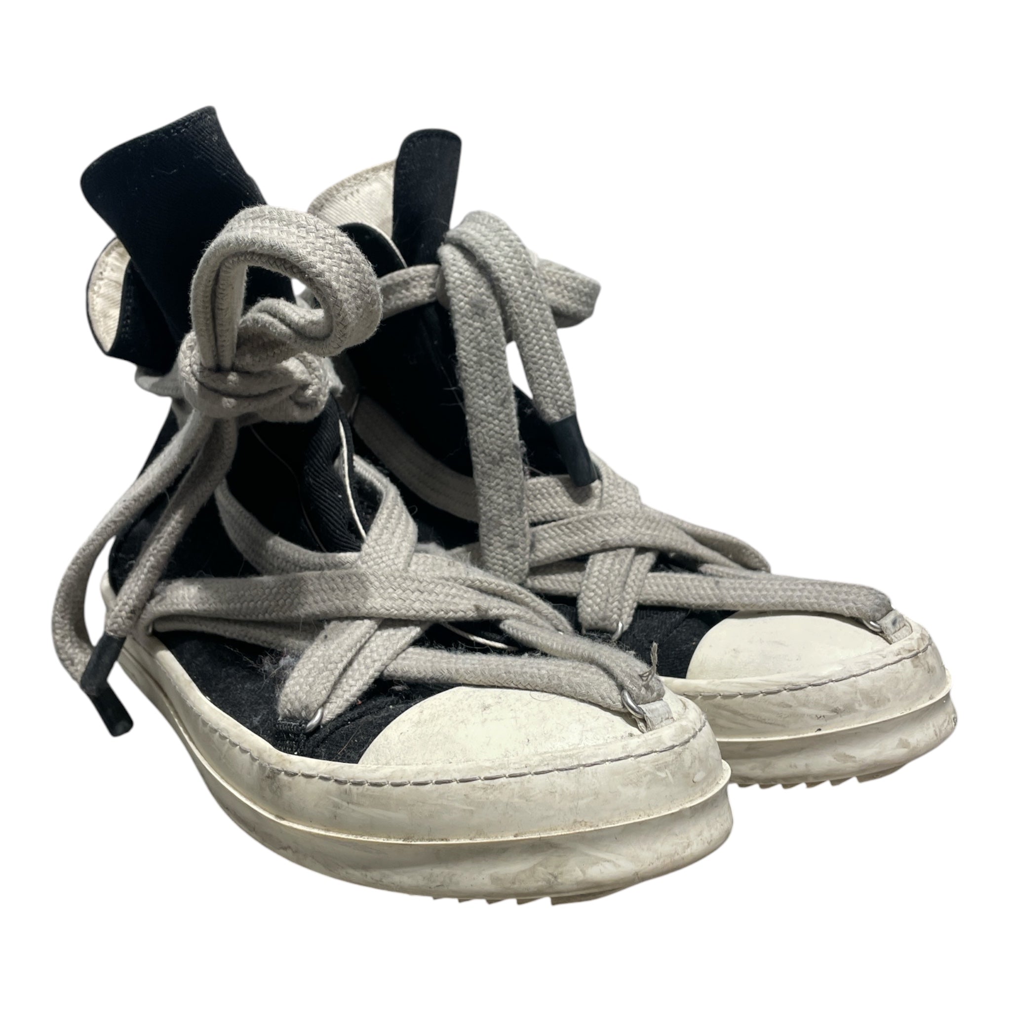 RICK OWENS DRKSHDW/Hi-Sneakers/EU 44/Cotton/BLK/Pentagram High Canvas Sneaker view 1