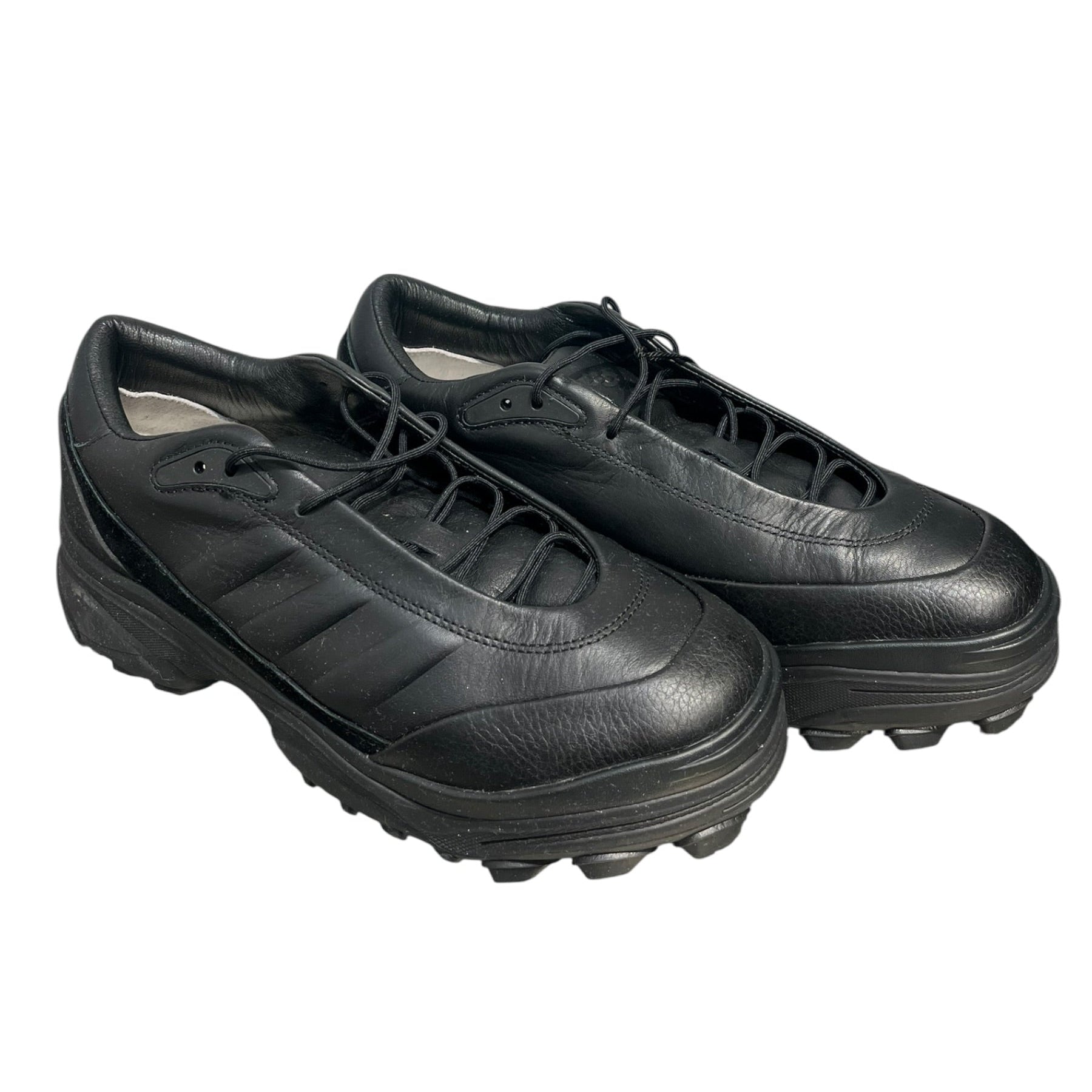 Y-3/Low-Sneakers/US 8/Leather/BLK/GSG9 LOW view 1