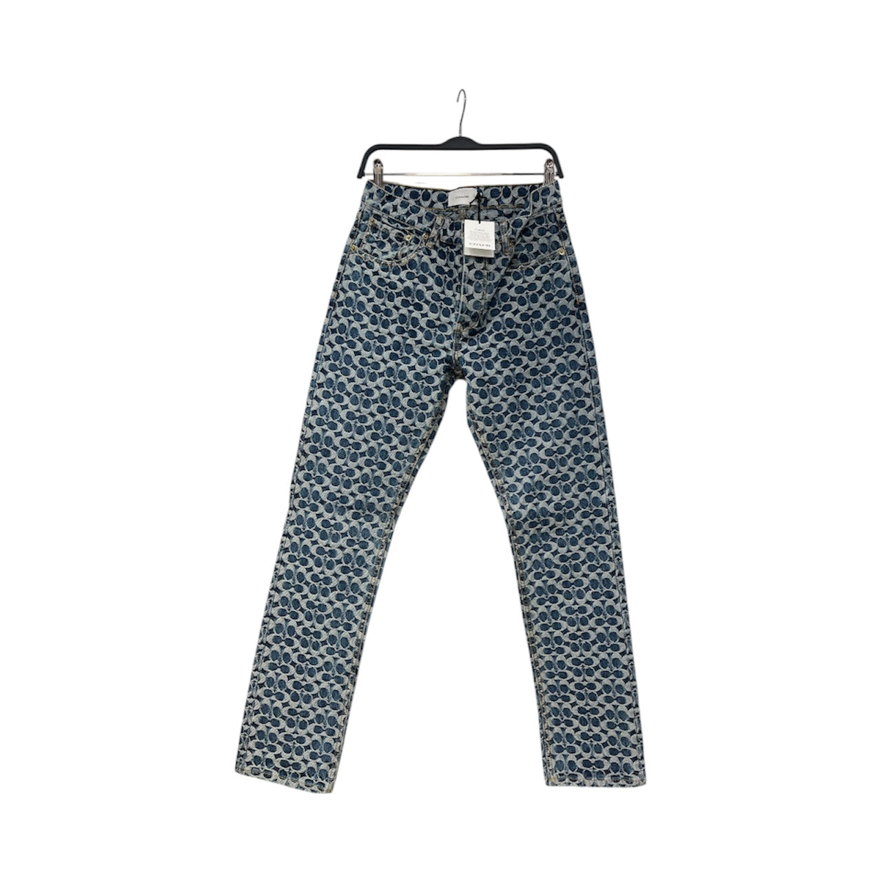 COACH/Skinny Pants/28/Denim/BLU/Monogram/132154 Monogram skinny jeans view 1