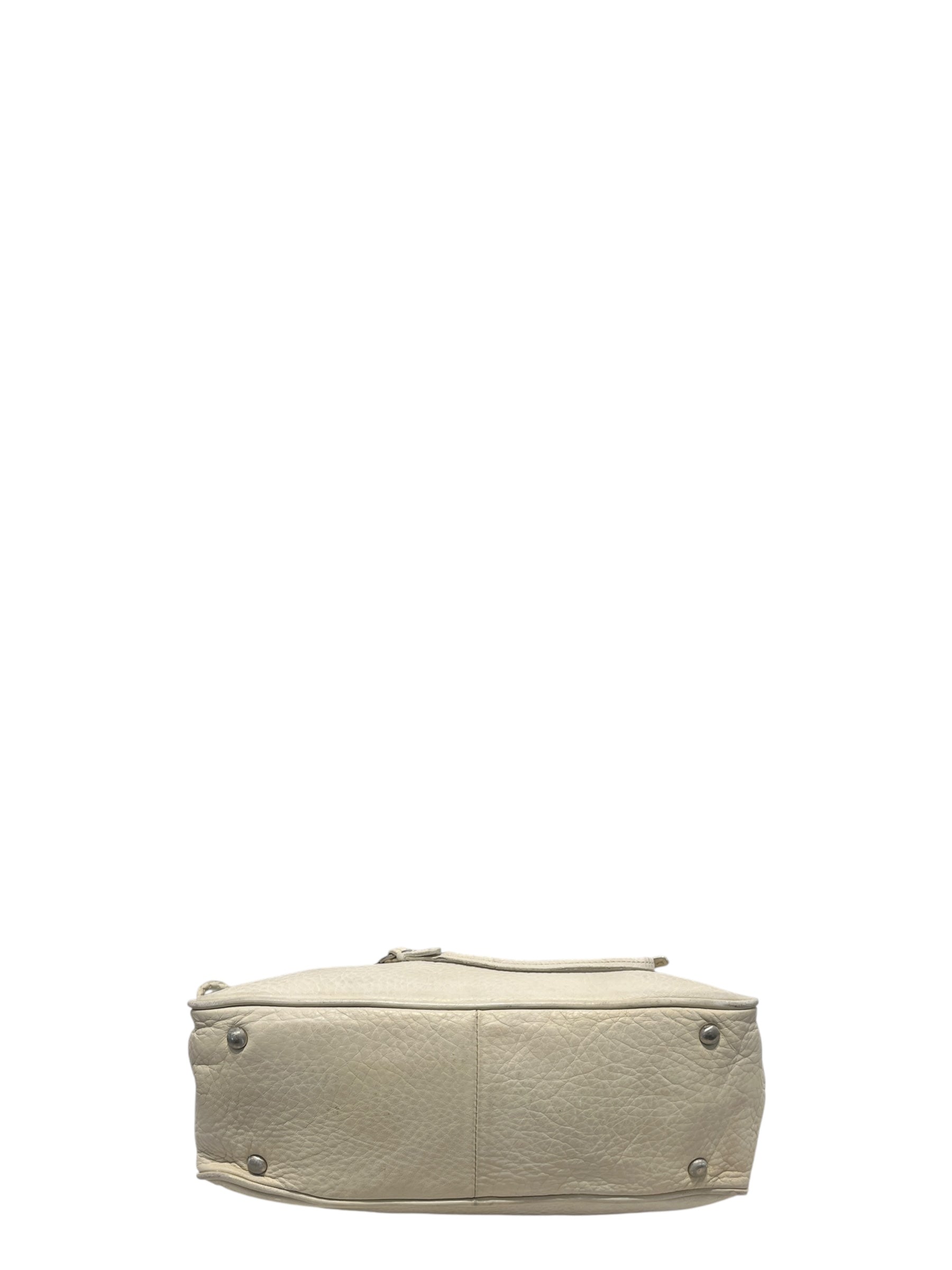 MCM/Hand Bag/Leather/WHT/hobo bag view 3