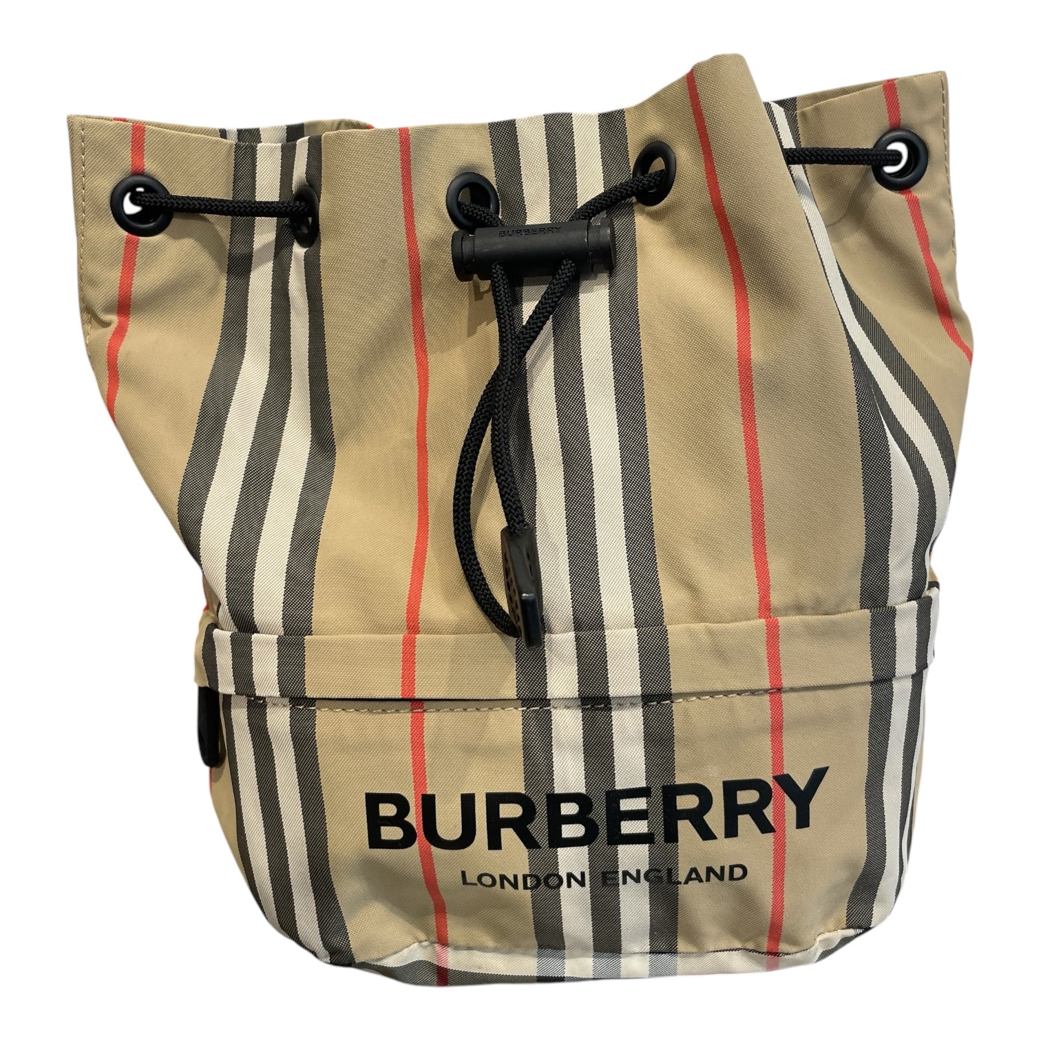 BURBERRYS/Pouch/Plaid/Nylon/BEG/BLACK TIE view 1