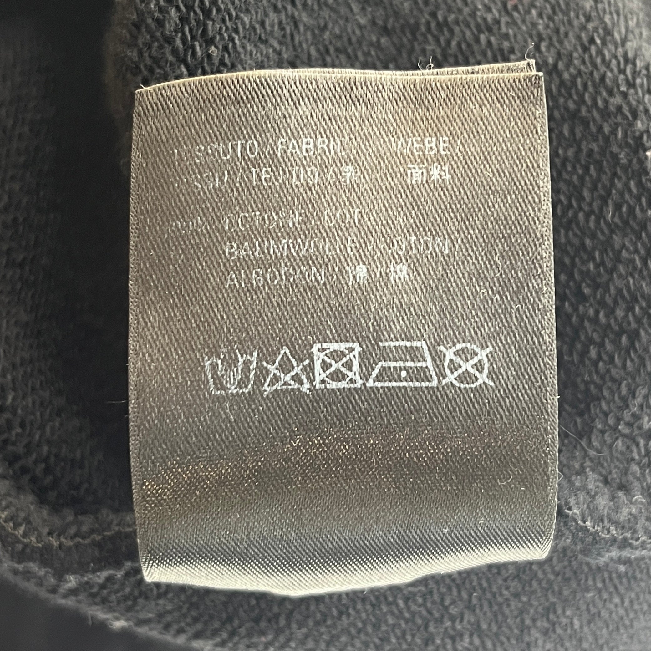 BALENCIAGA/Hoodie/XS/Cotton/BLK/CREW view 6