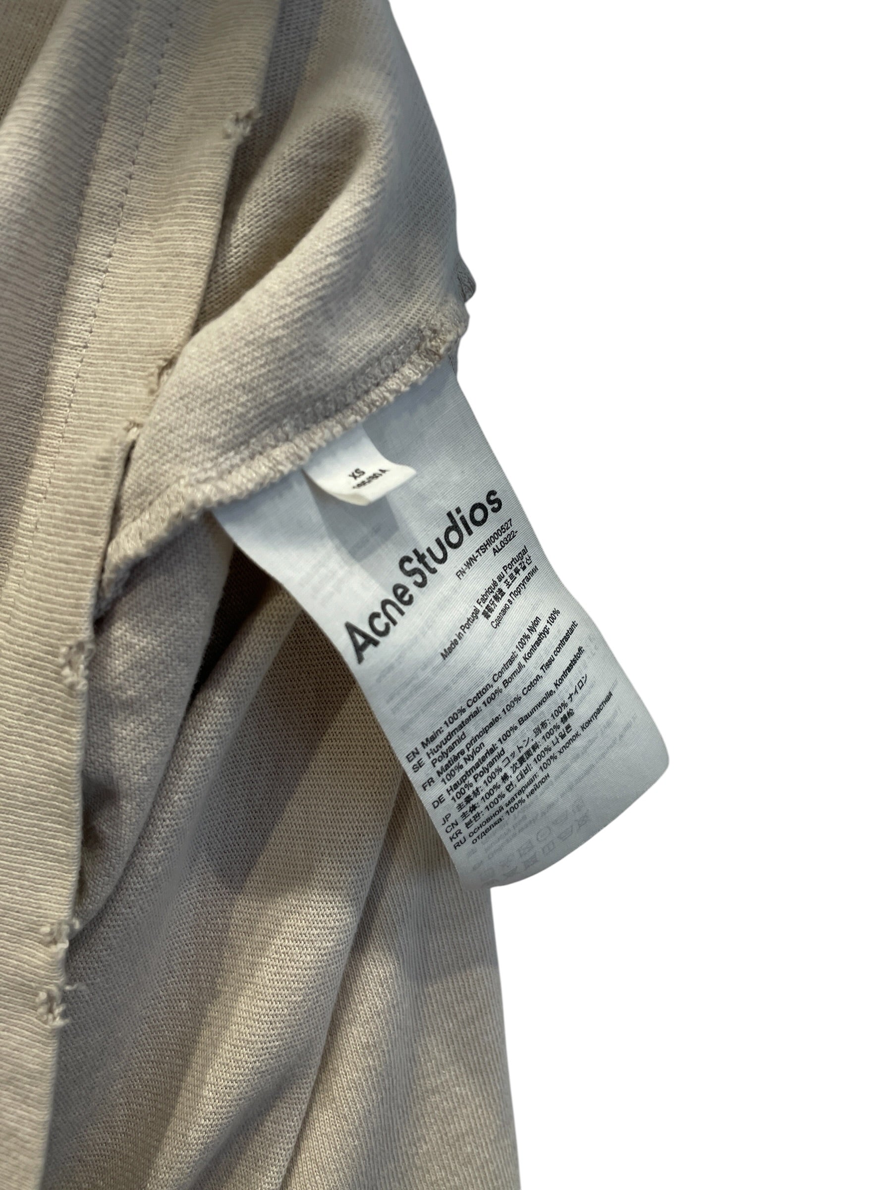 Acne Studios/LS T-Shirt/XS/Cotton/CRM/Graphic/HORSE RIDER view 4