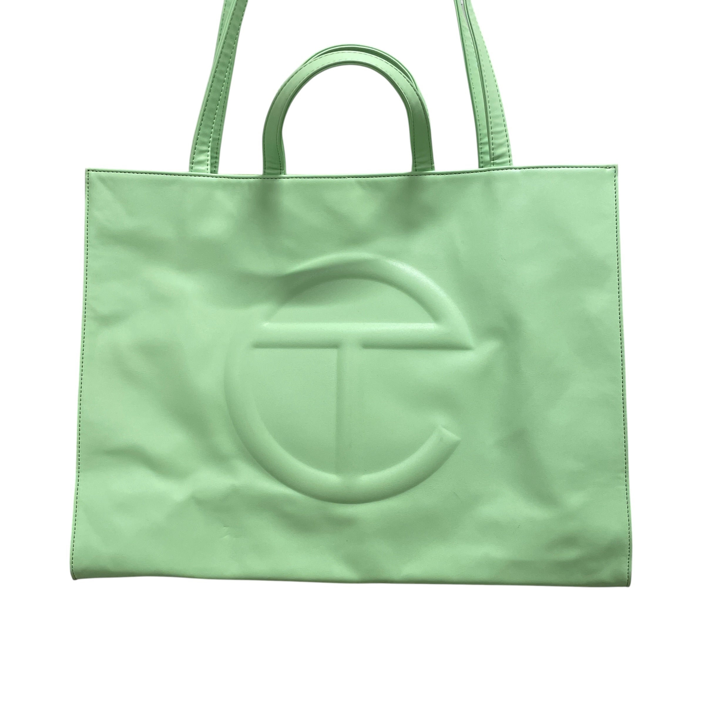 Telfar/Tote Bag/Faux Leather/GRN/ view 3