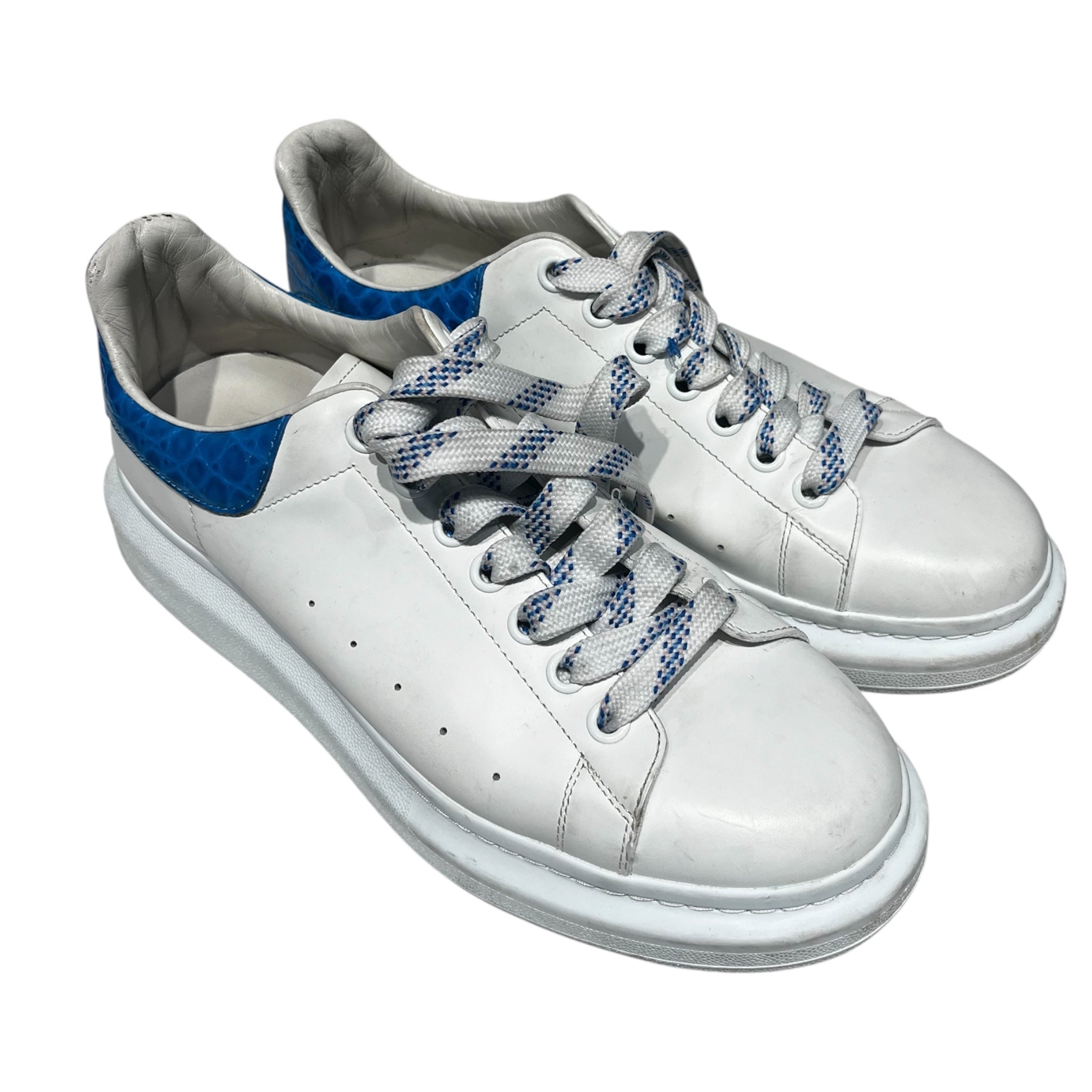 Alexander McQueen/Low-Sneakers/EU 44/Leather/BLU/625162 amcq view 1