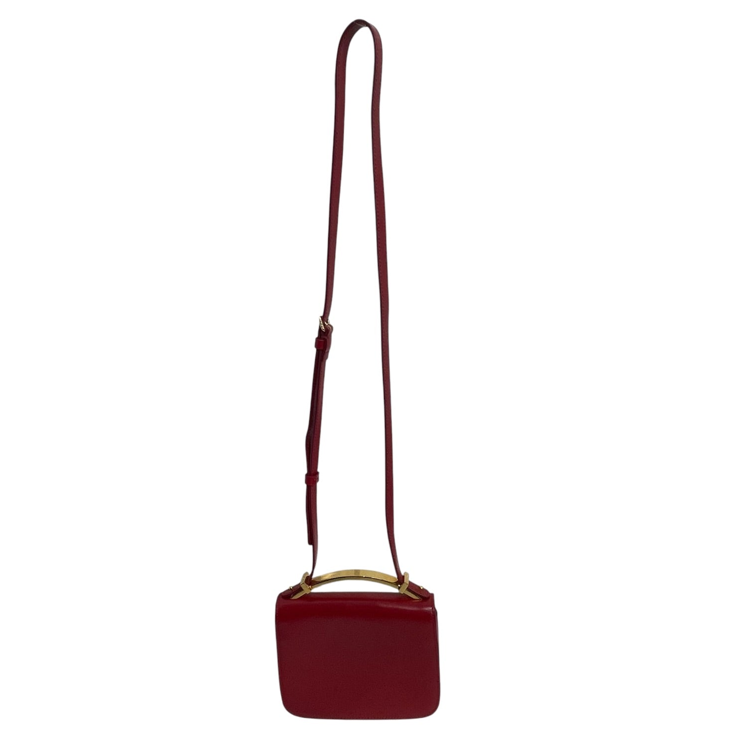 MARNI/Cross Body Bag/Leather/RED/gold hardware view 2