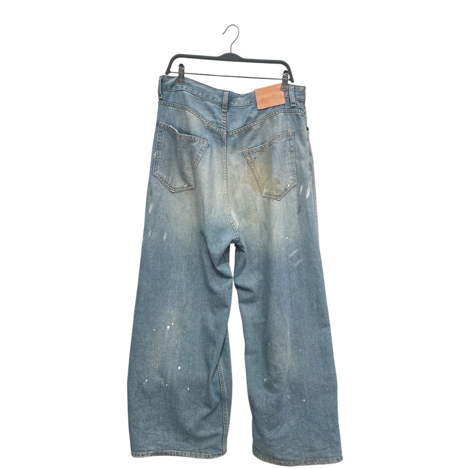 Acne Studios/Pants/48/Cotton/BLU/WHT SPLASHED PAINT view 2